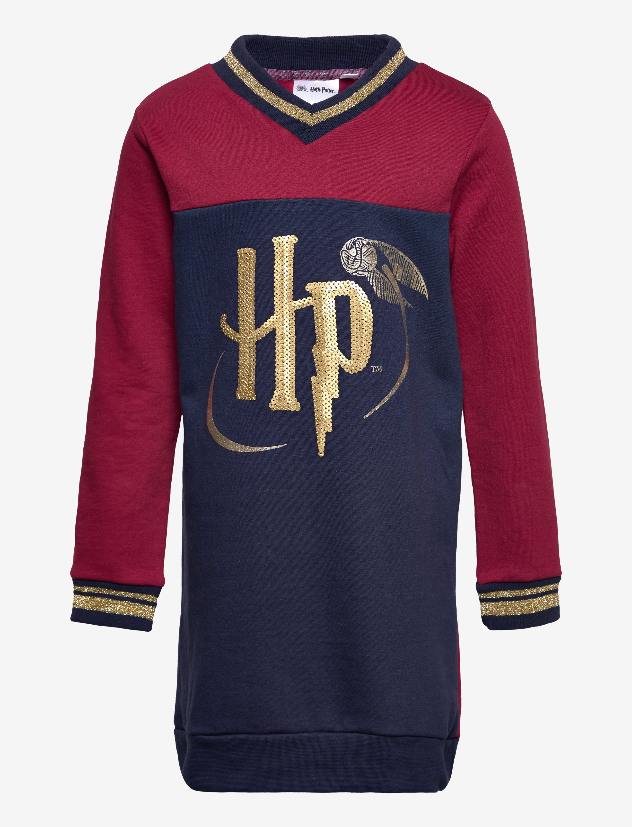 Harry Potter - LONG-SLEEVED DRESS - dark red - 1