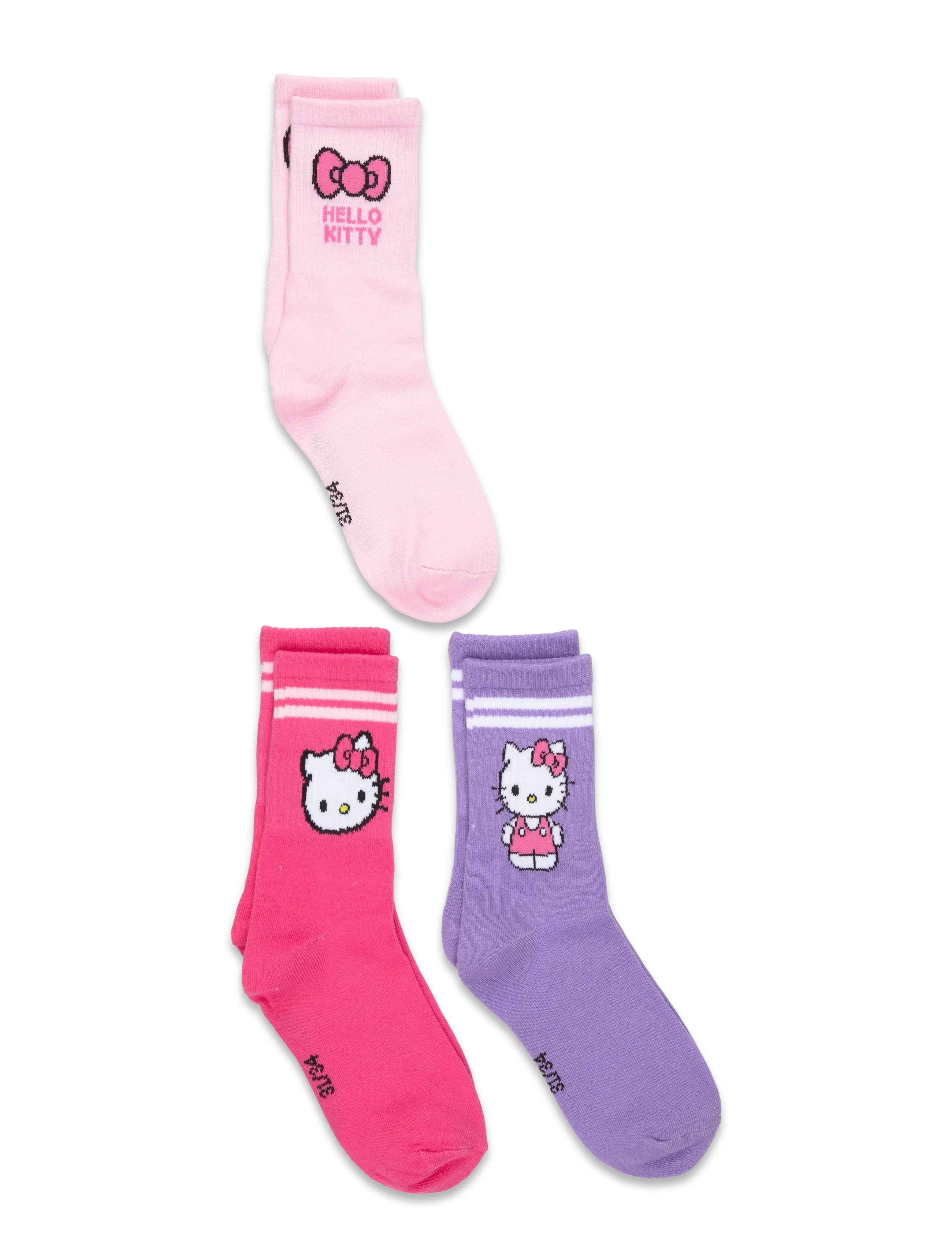 Hello Kitty Socks, Børn, Hello Kitty Strømper, Pink, Str: 23/26