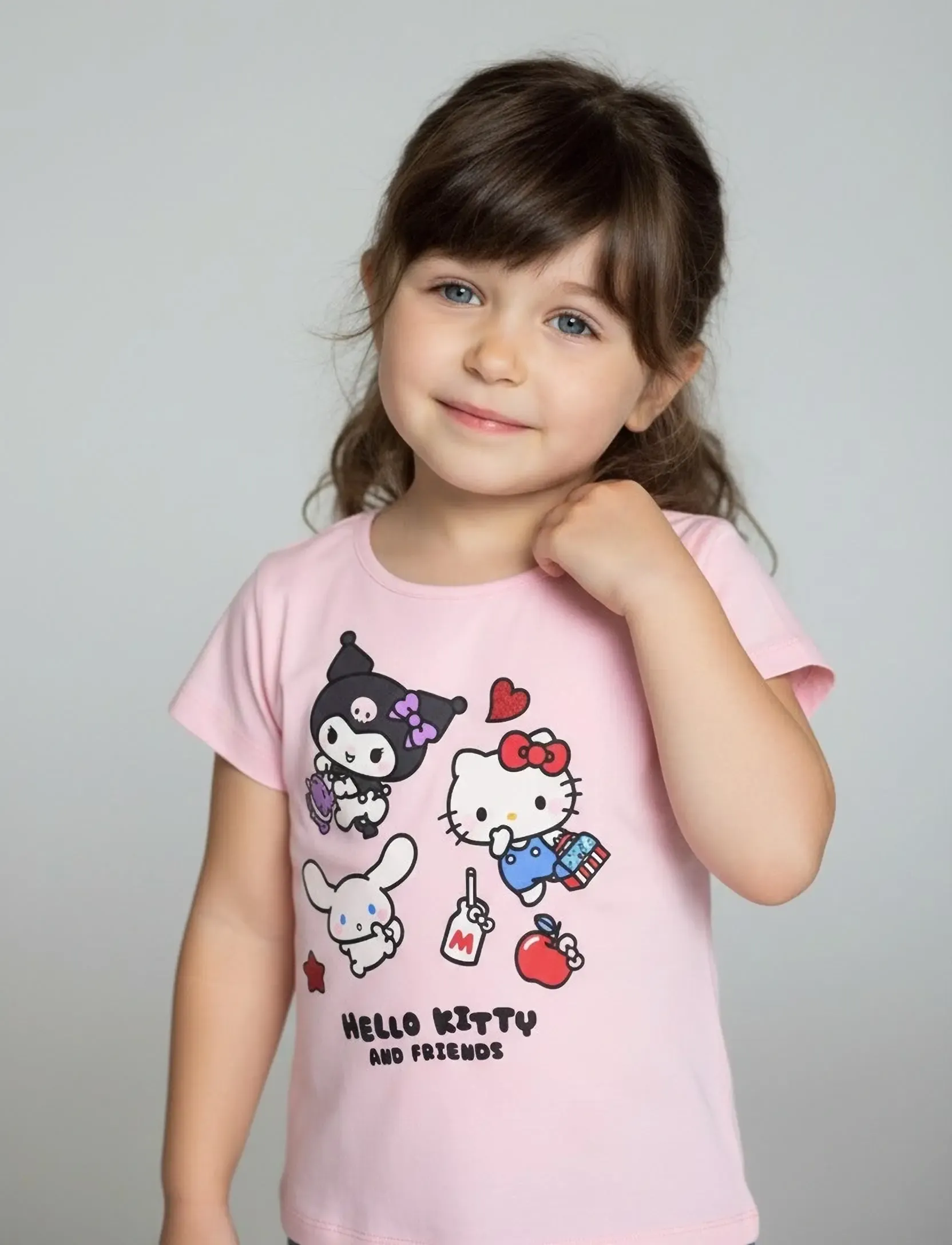 Hello Kitty Tshirt, 98, Pink, T-Shirts > Kortærmede, Børn