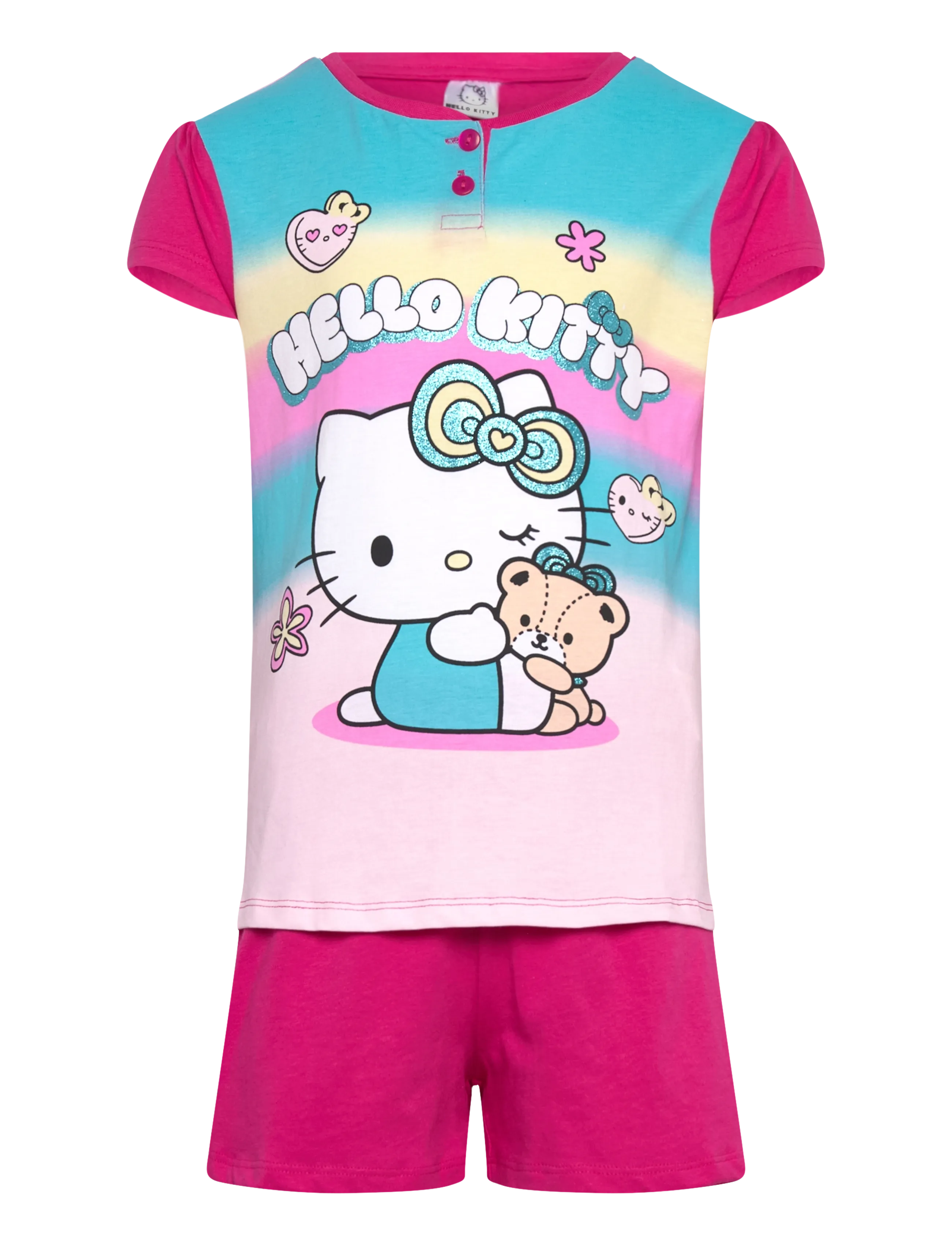 HELLO KITTY Pyjama Pink - 110 - Kinder