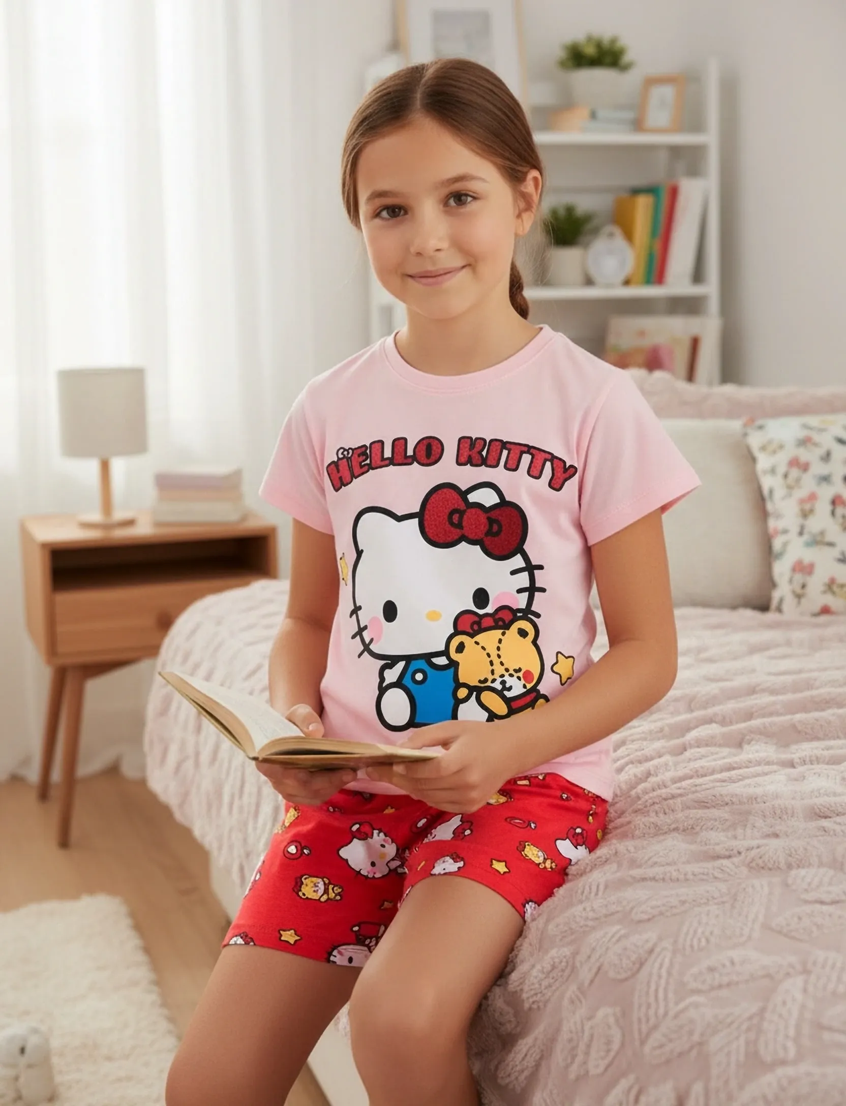 Hello Kitty Pyjama, 98, Pyjamas, Rosa - Pyjama Sets, Kinder