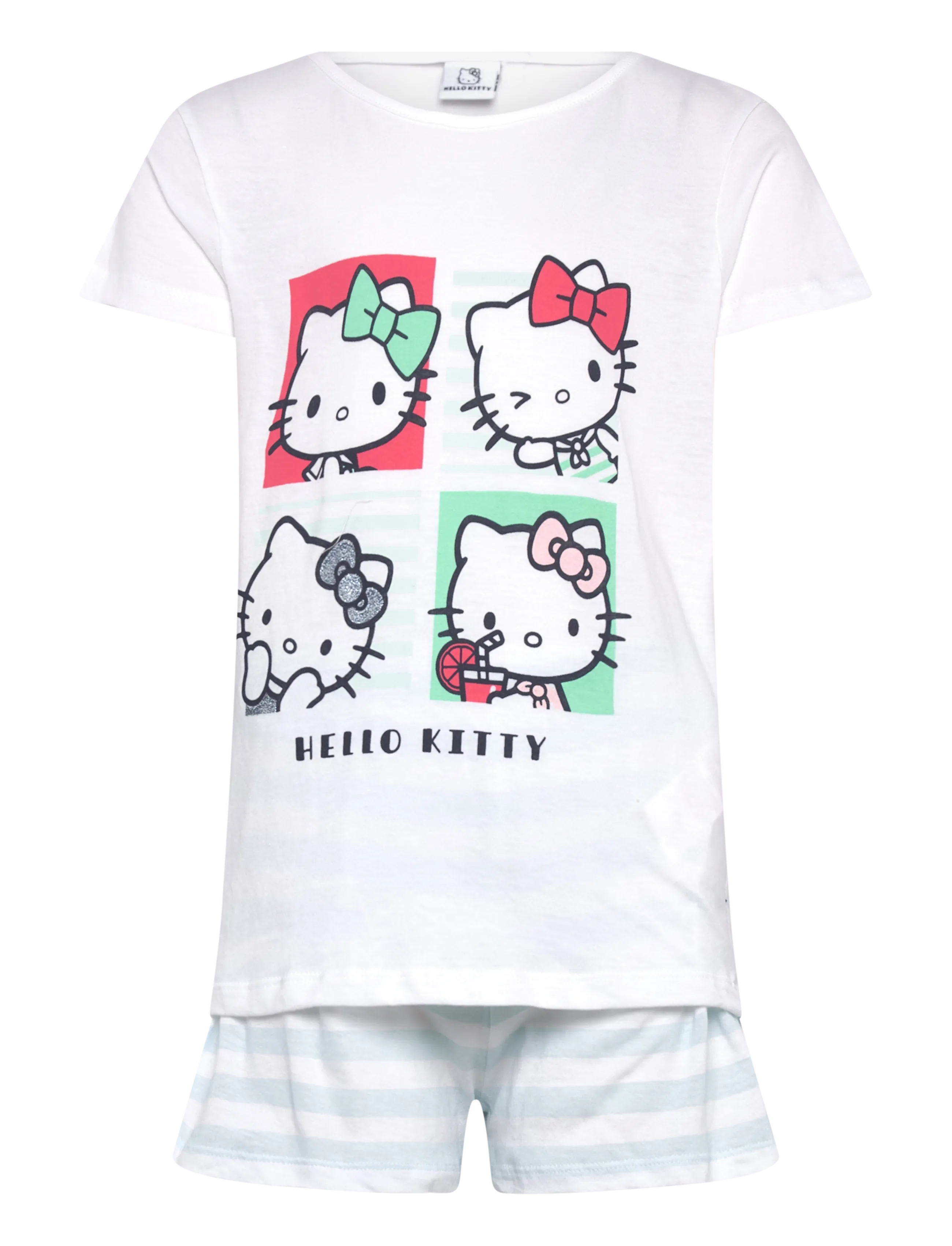 HELLO KITTY Pyjama Weiß - 116 - Kinder