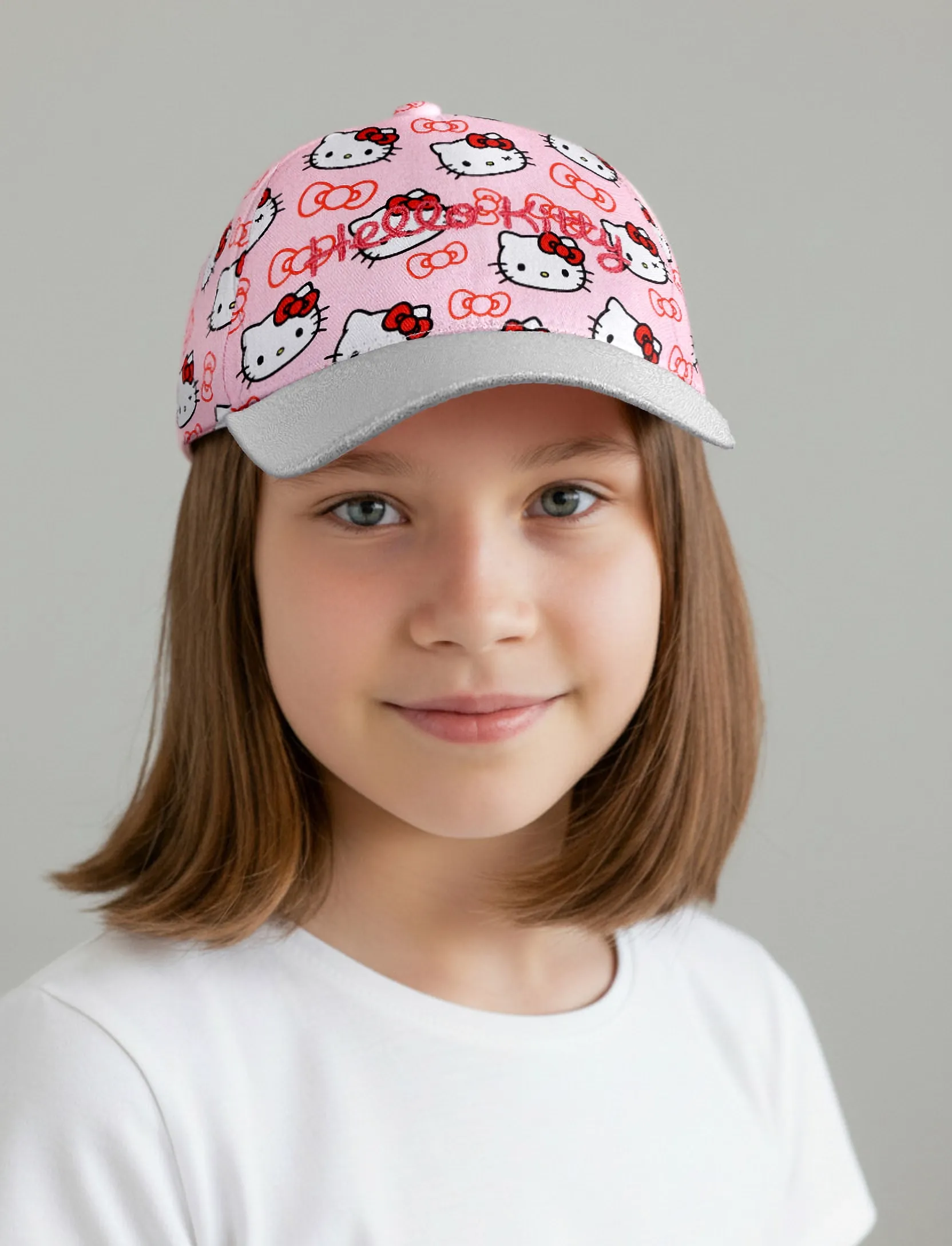 Hello Kitty Cap, 54, Headwear, Rosa - Caps, Kinder
