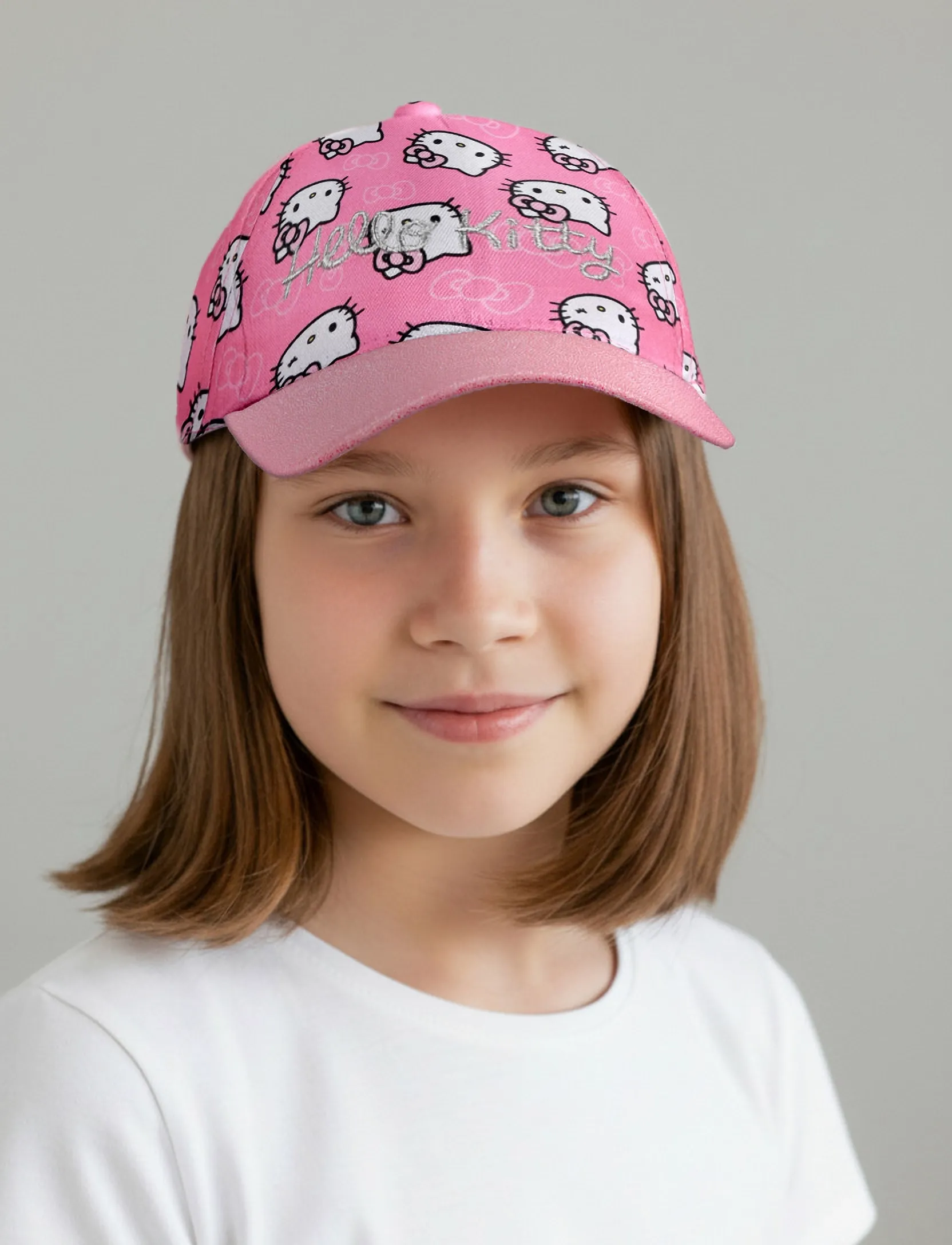 Hello Kitty Cap, 54, Headwear, Rosa - Caps, Kinder