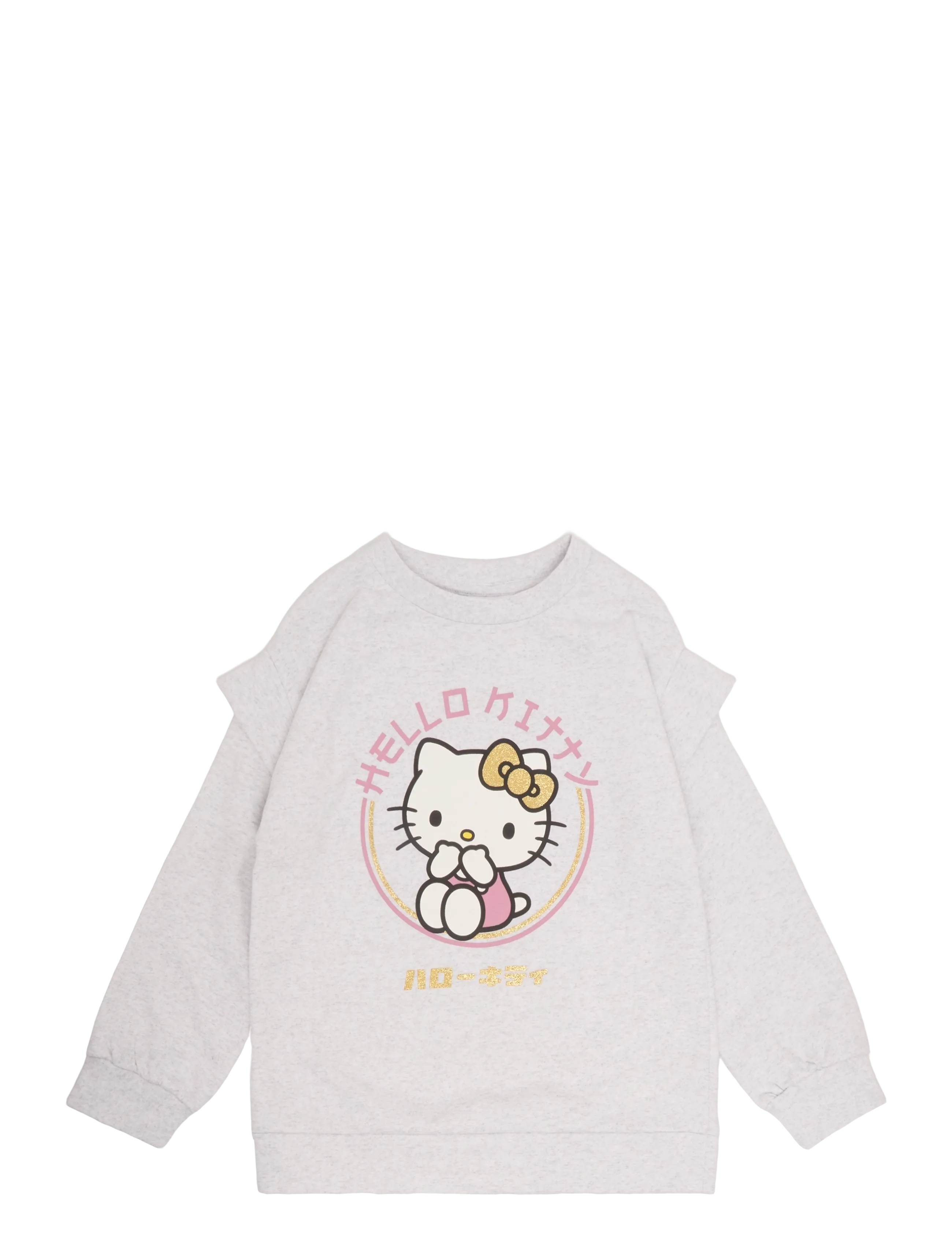 Hello Kitty Sweats, Hello Kitty Sweatshirt, Grå, Str: 140