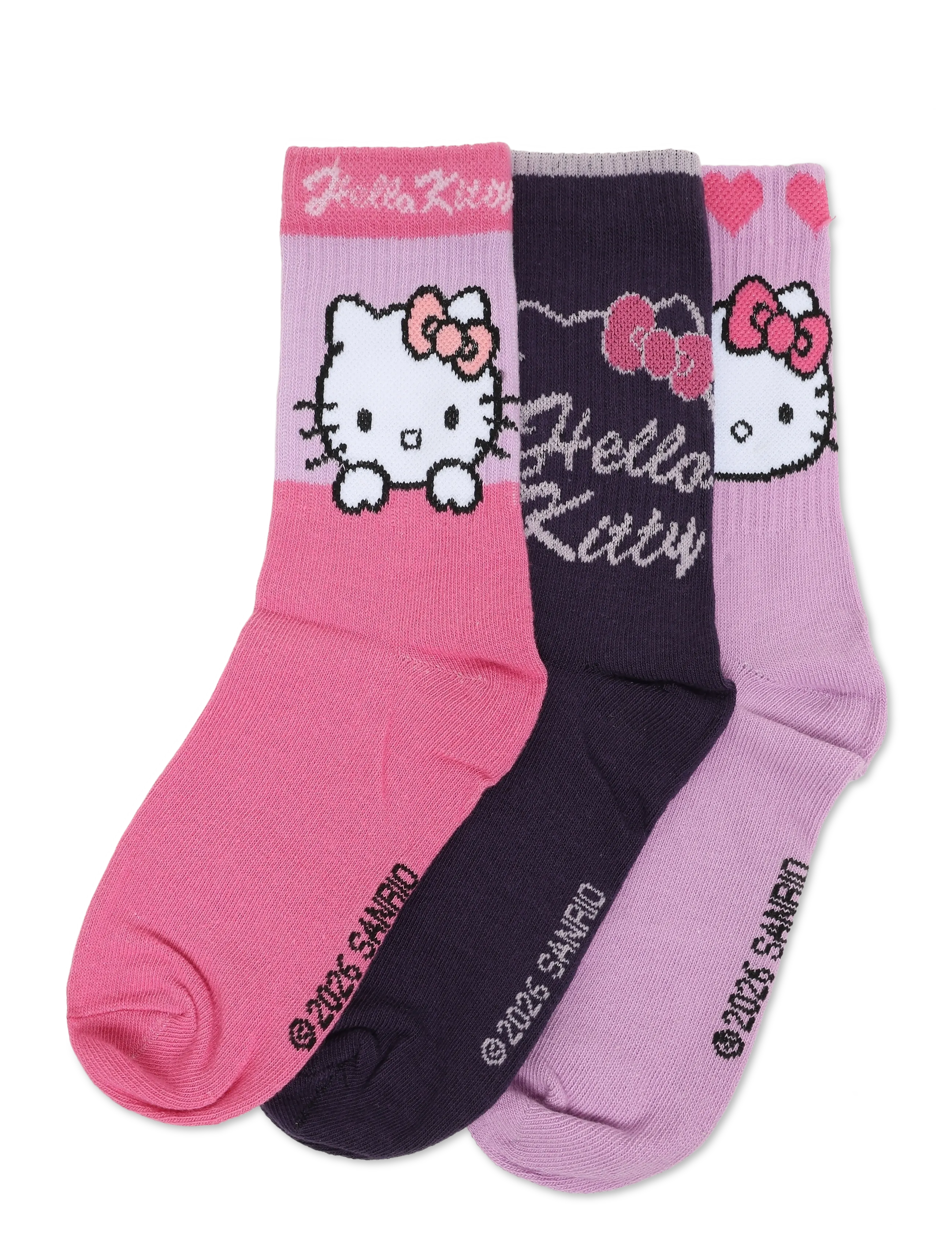Hello Kitty Socks, 23/26, Socken & Strumpfhosen, Mehrfarbig/gemustert - Kinder