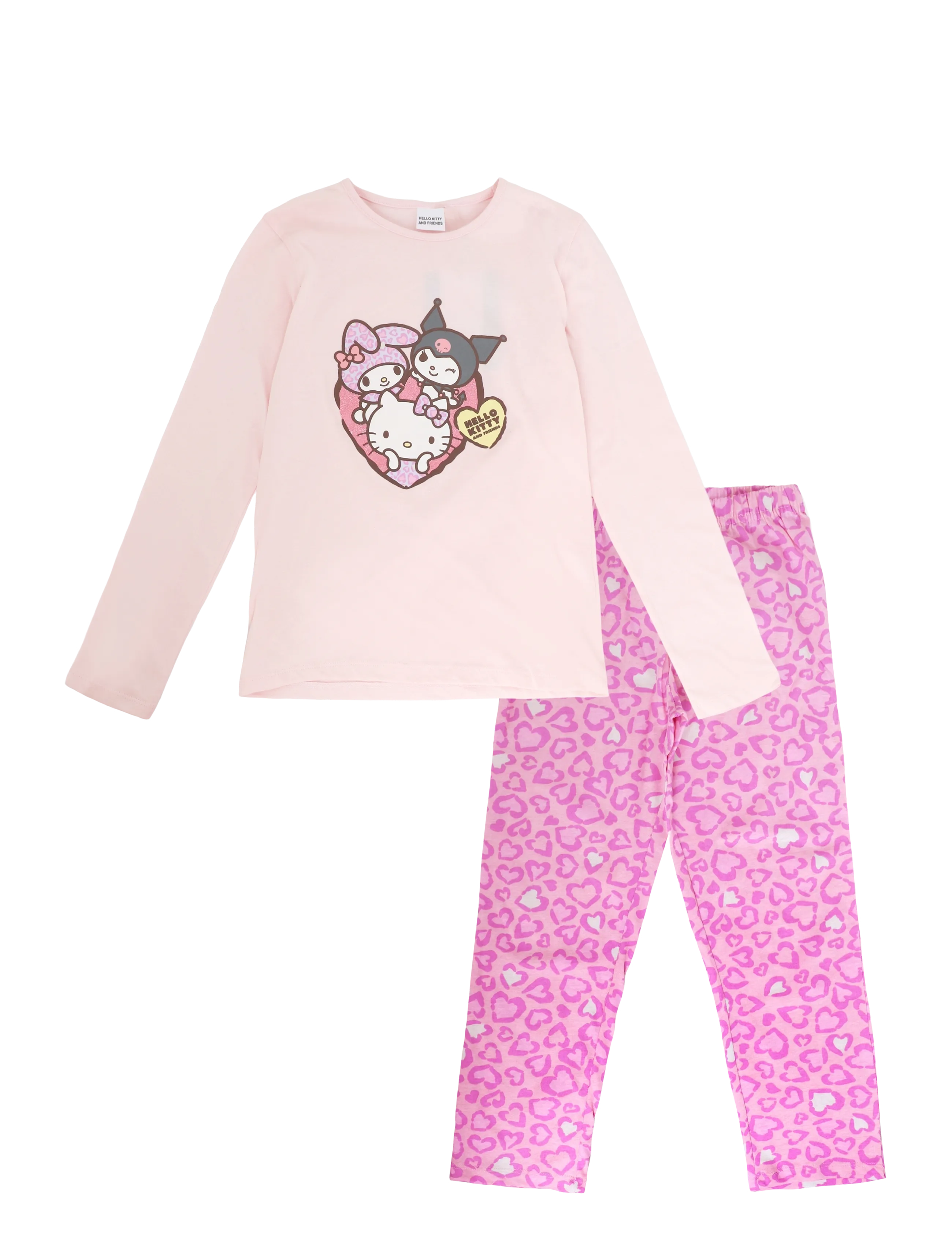 Hello Kitty PYJAMA - Kids 2-8 years - PINK / pink/rose