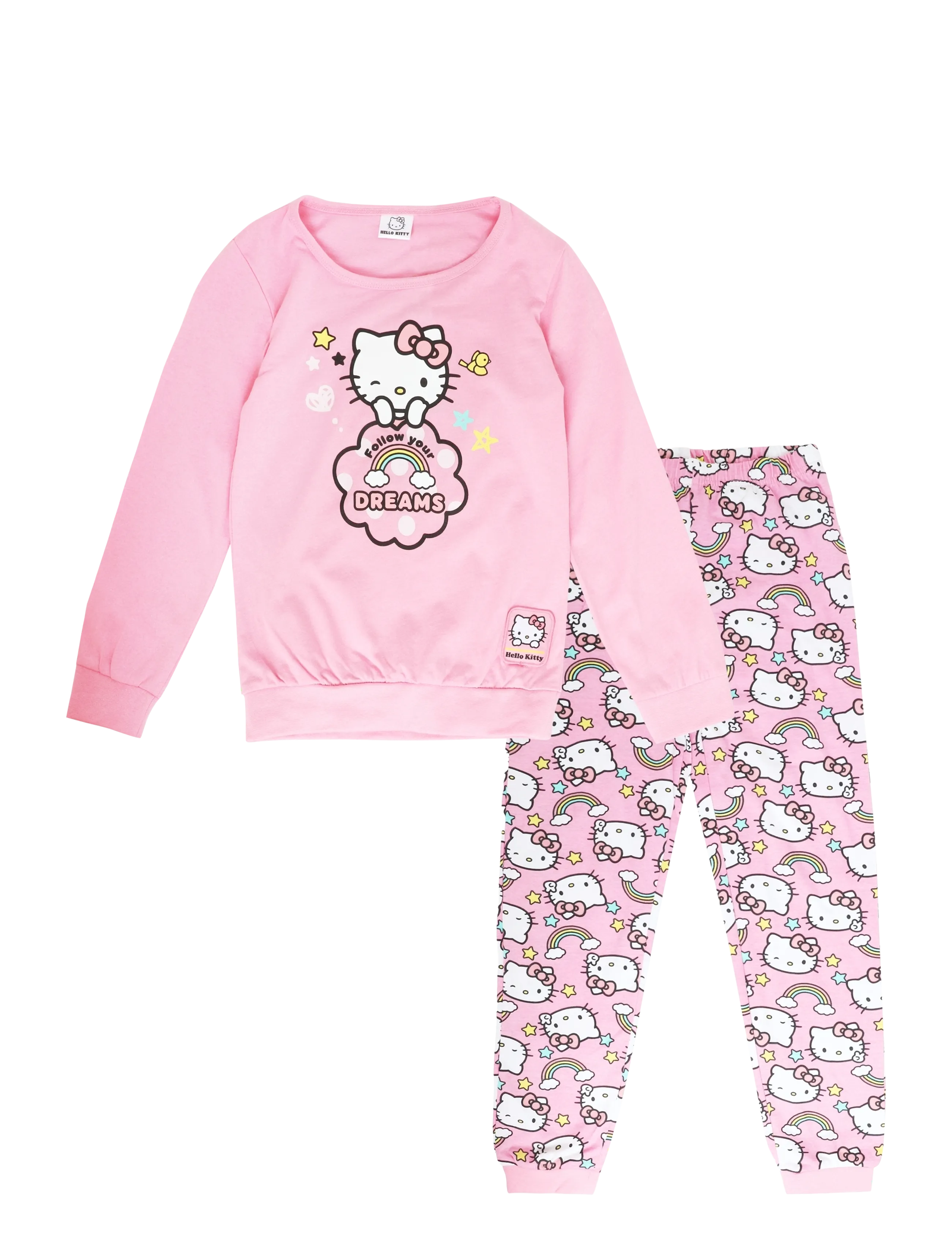 Hello Kitty PYJAMA - Kids 2-8 years - PINK / pink/rose