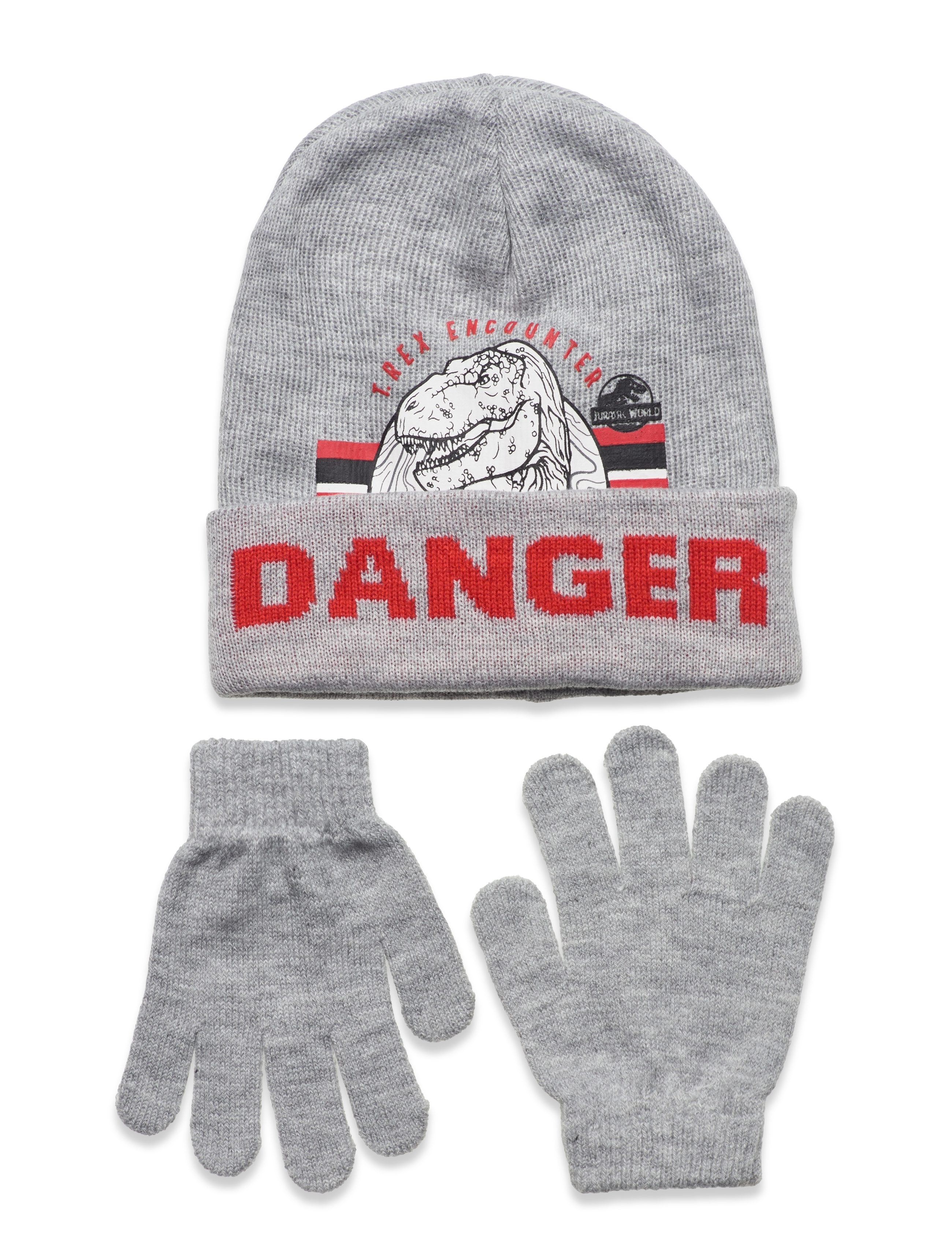Sun City Jurassic Park SET CAP + GLOOVES - Akcesoria - DARK GREY / grey
