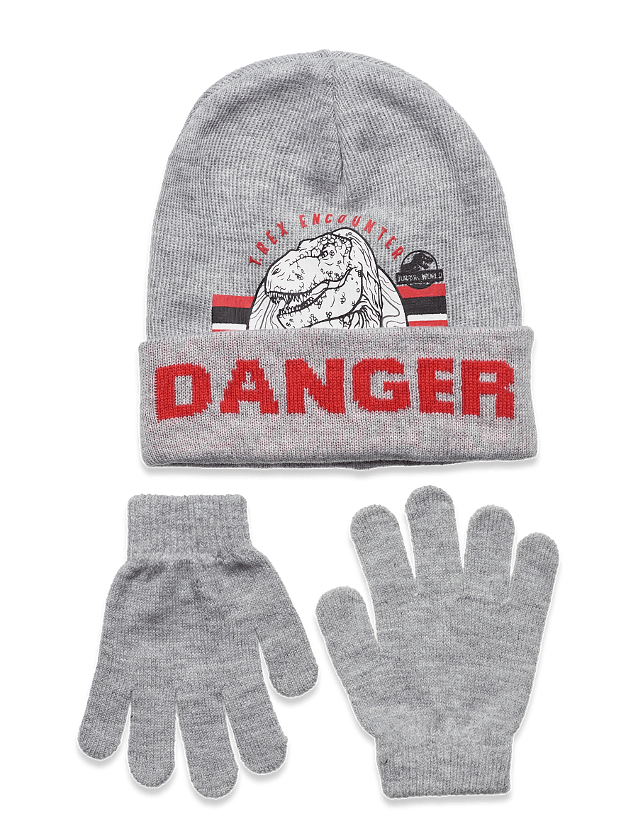 Sun City Jurassic Park - SET CAP + GLOOVES - aksesuarai - dark grey - 0
