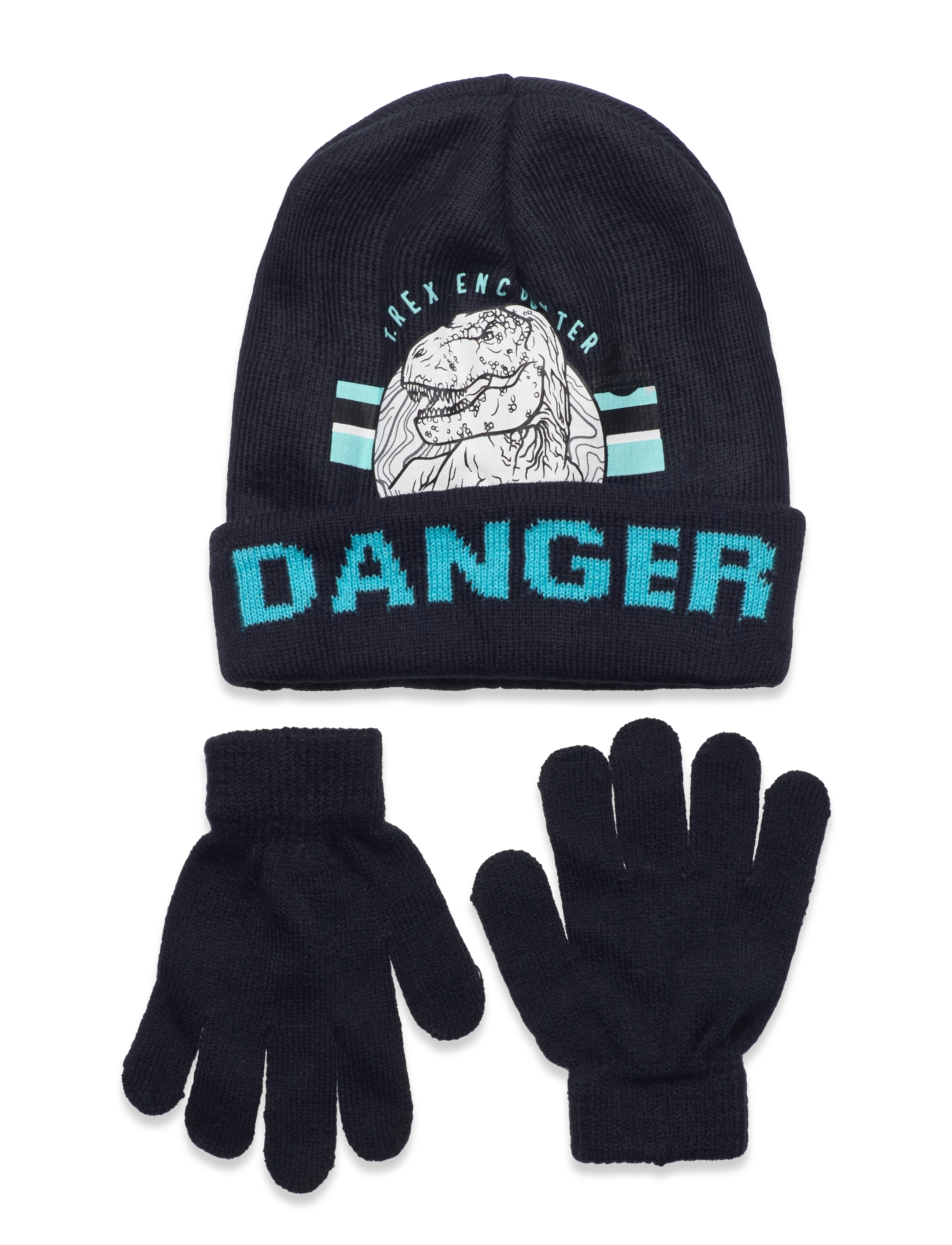SUN CITY JURASSIC PARK Set Basecap + Glooves Navy - 52 - Kinder