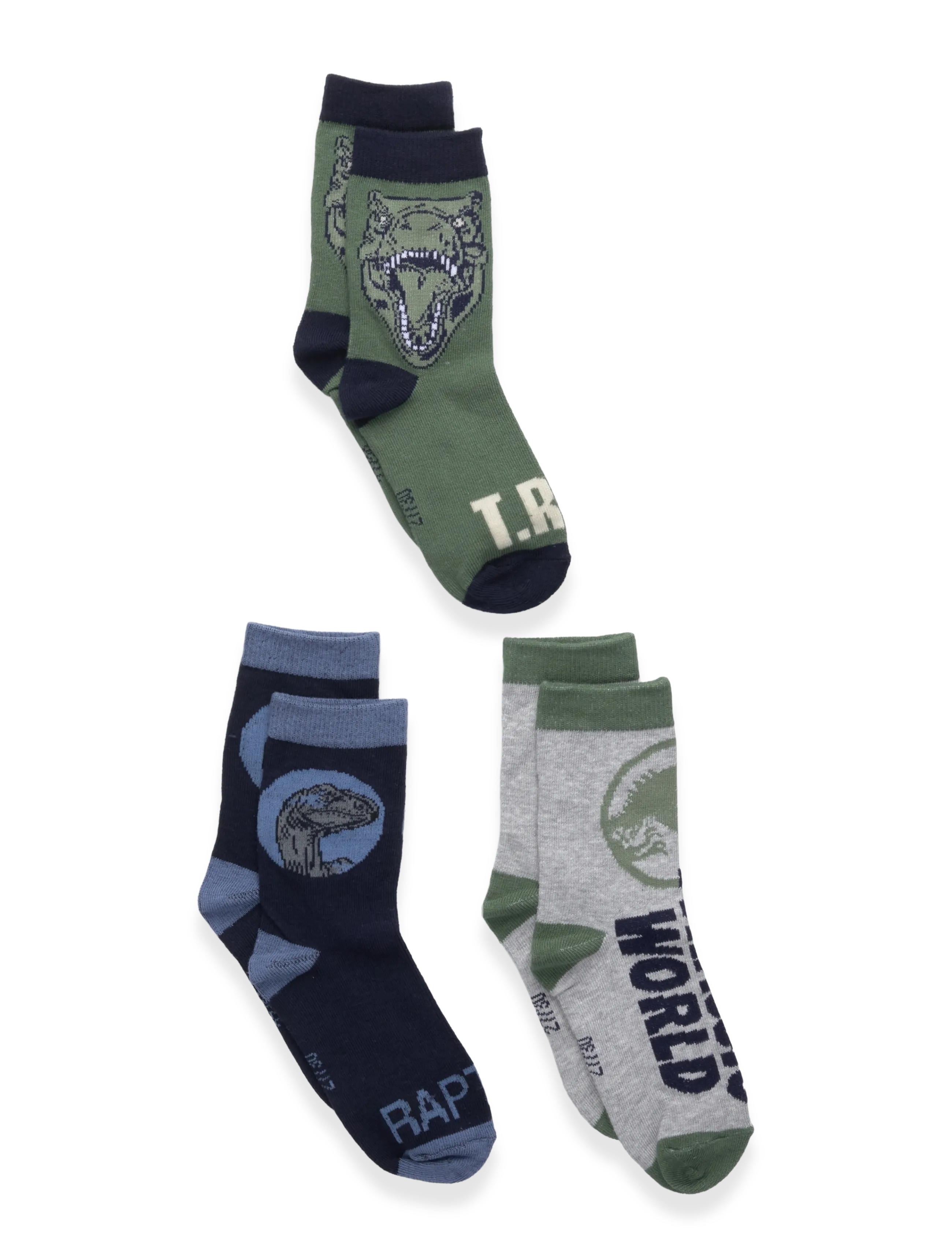 Jurassic World Socks, 23/26, Khaki green, Sokker & Strømpebukser > Sokker, Børn
