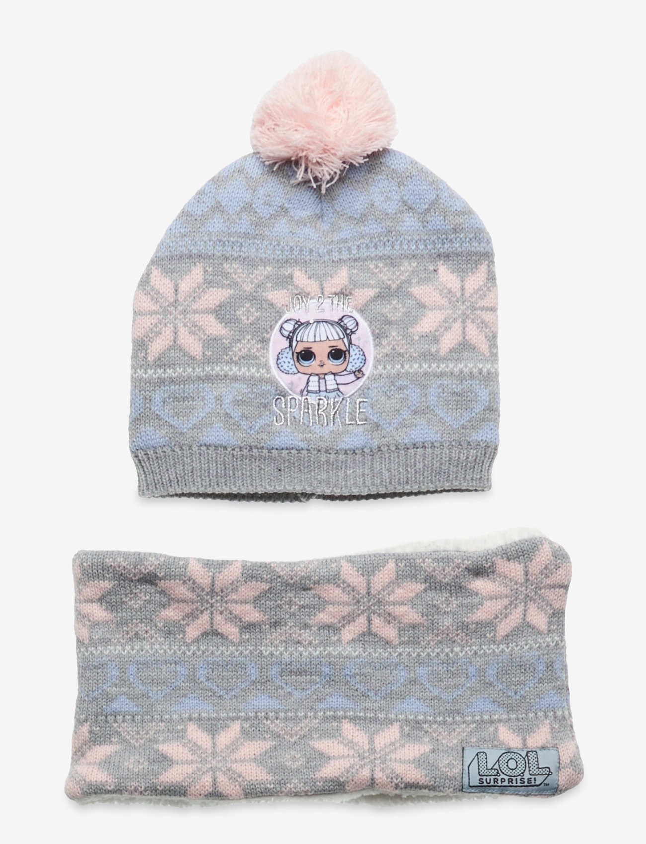 L.O.L - BONNET & SNOOD - grey - 0