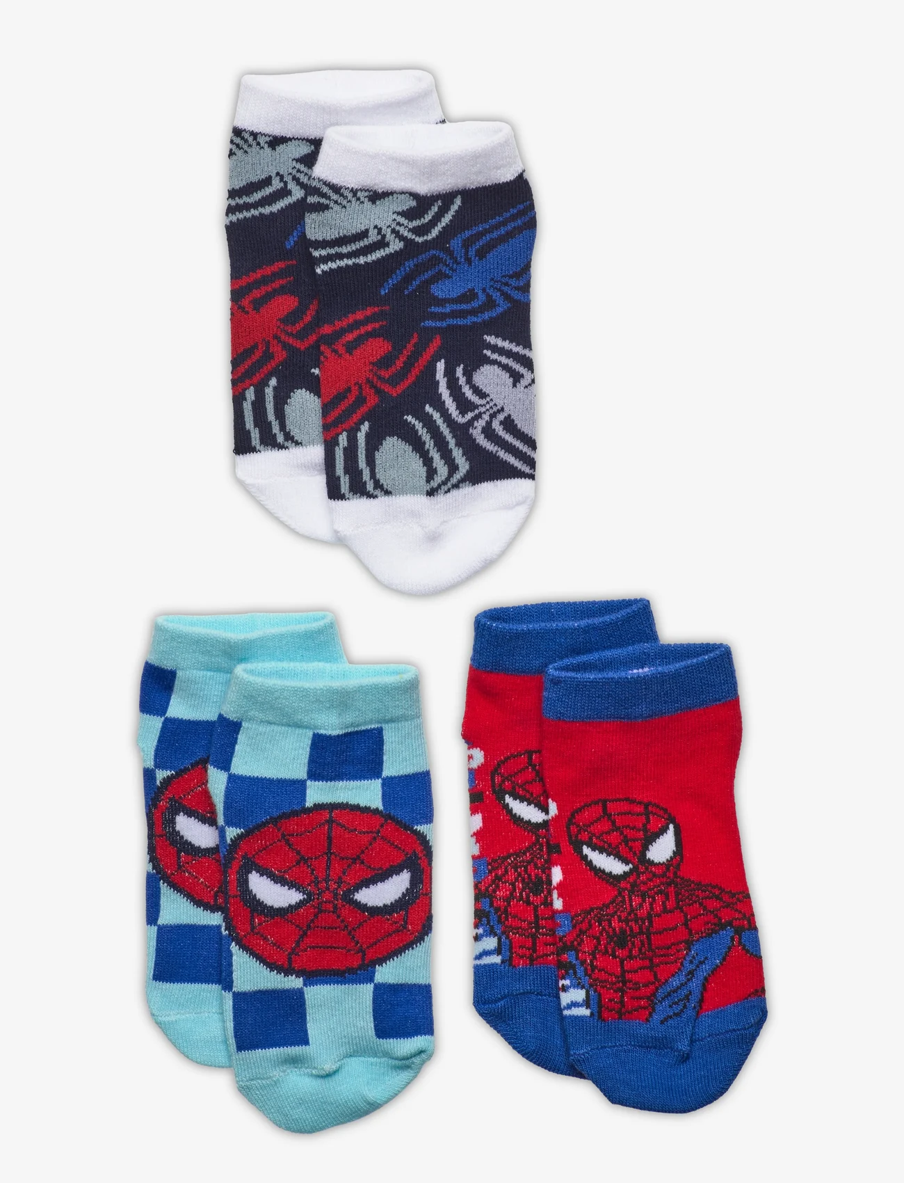 Marvel - Pack 3 low socks - die niedrigsten preise - blue - 0