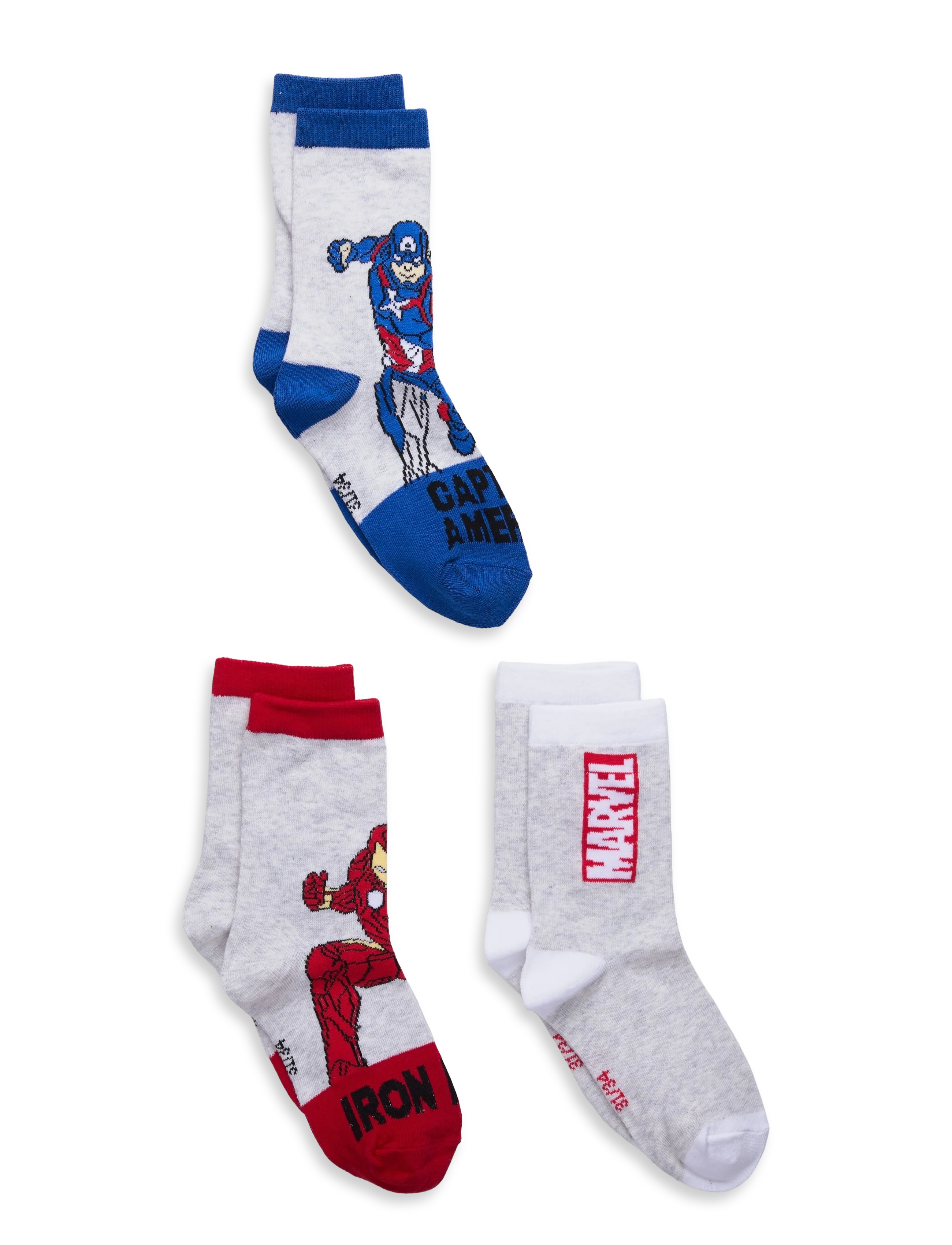 MARVEL Socken Grau - 31/34 - Kinder
