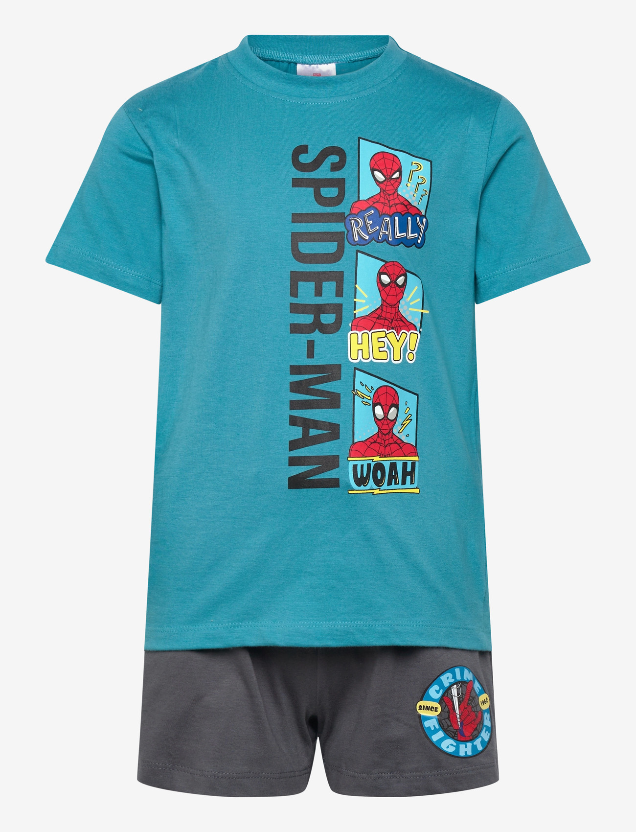 Spider-man - SET - sæt med kortærmet t-shirt - turquoise - 1