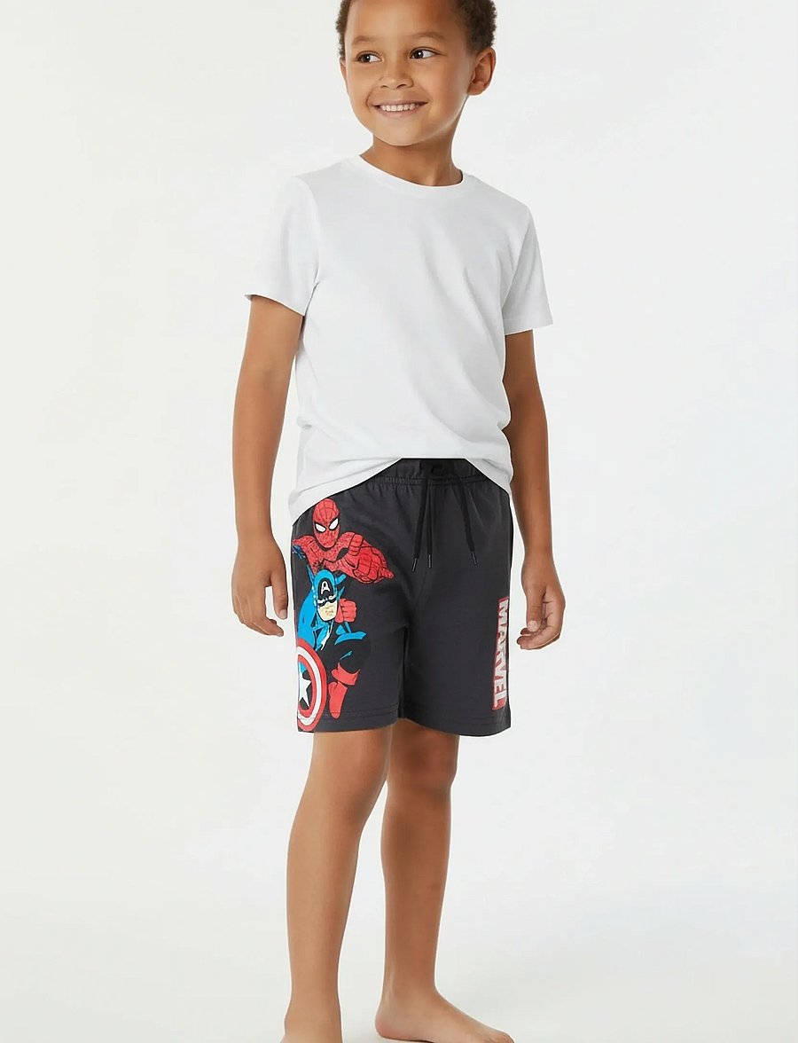 Marvel - PANTS - sweatshorts - grey - 0