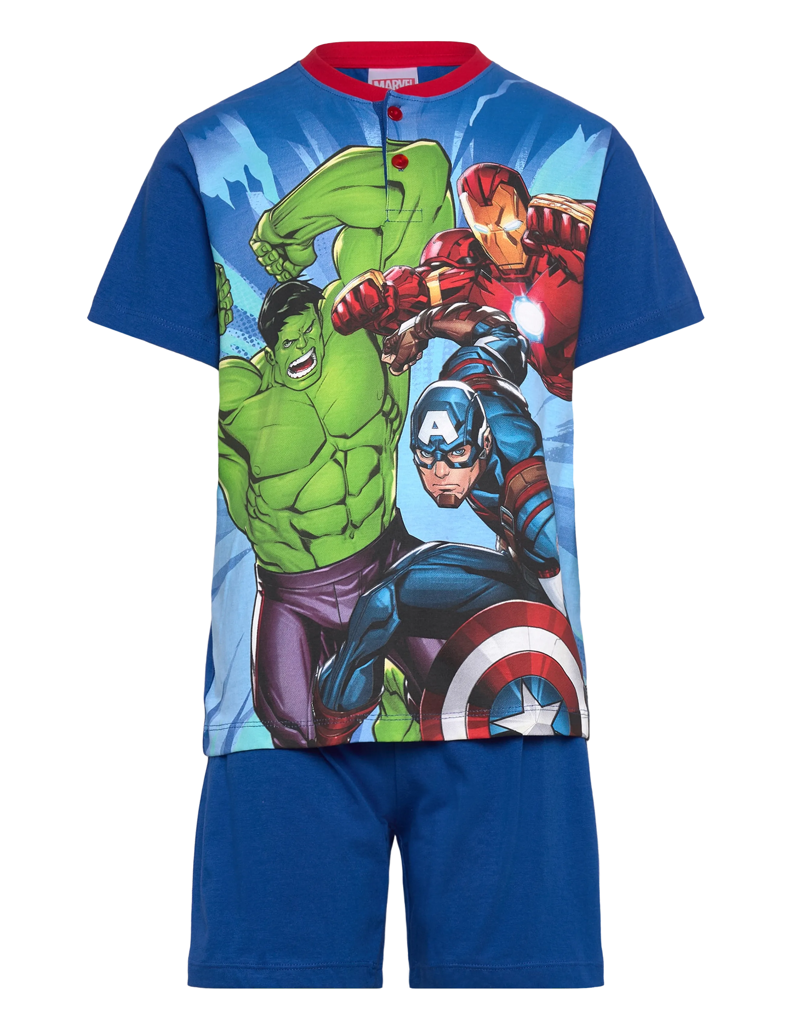 MARVEL Pyjama Blau - 140 - Kinder