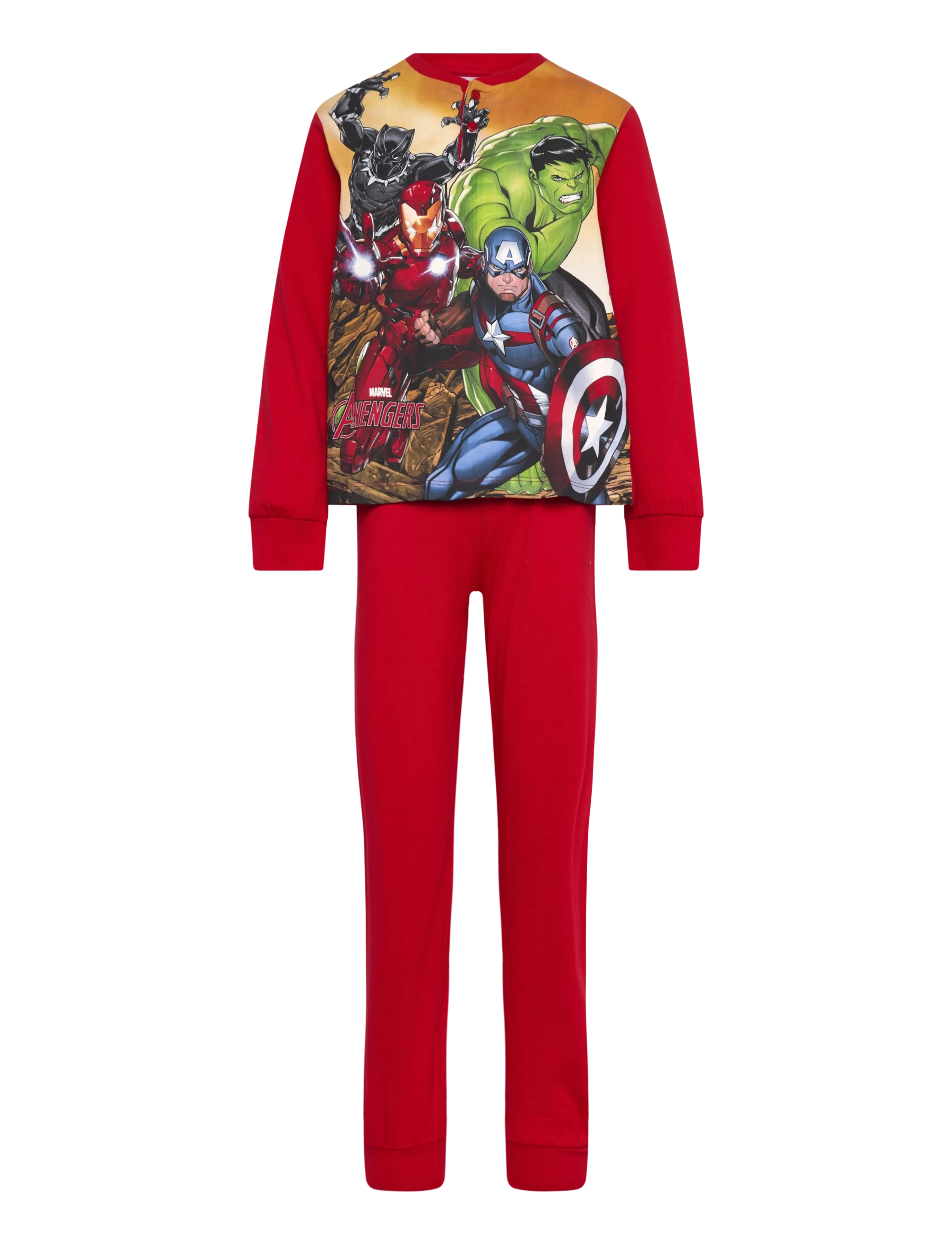 MARVEL Pyjama Rot - 104 - Kinder