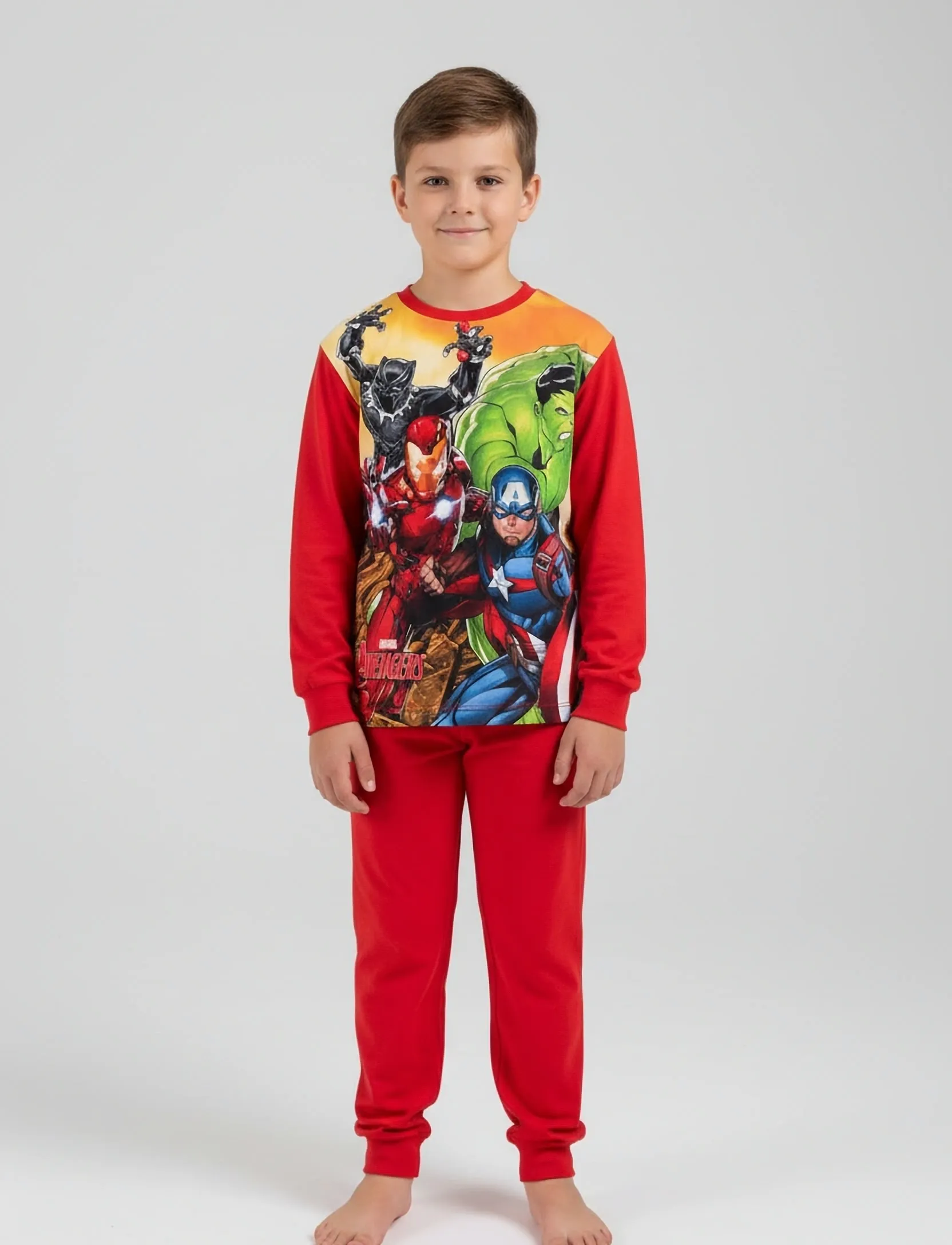 Marvel Pyjama, 140, Red, Pyjamas > Pyjamas-Sæt, Børn