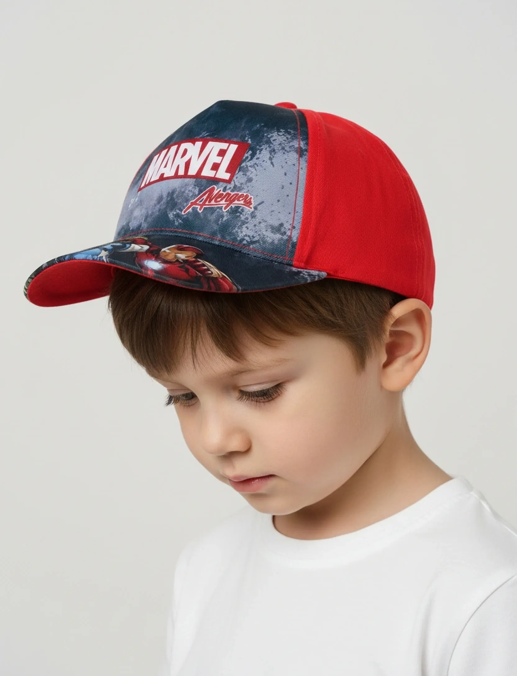 Marvel Cap, Børn, Marvel Kasket, Rød, Str: 52