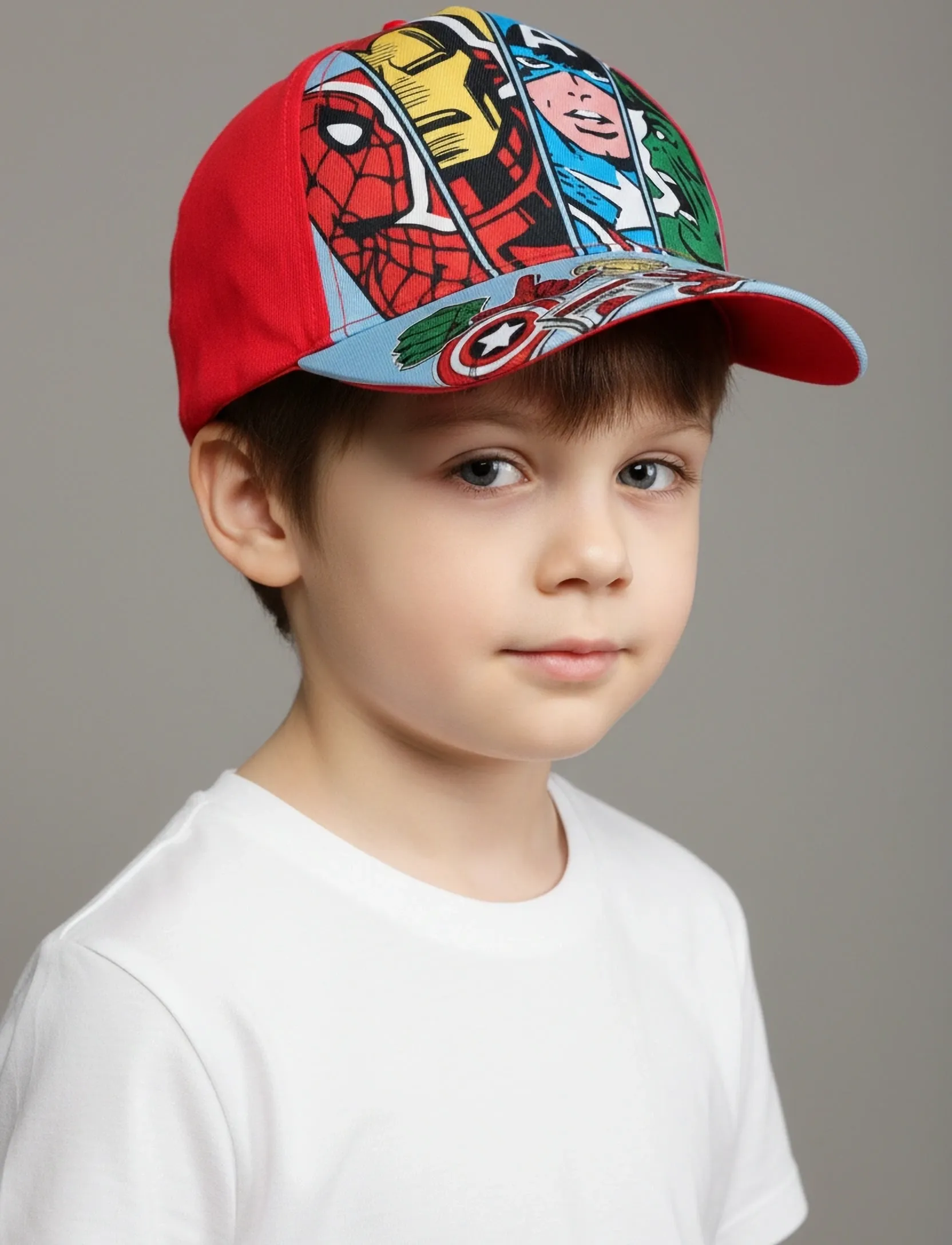 Marvel Cap, Børn, Baseballkasket Med Figurer, Multi/mønstret, Str: 52