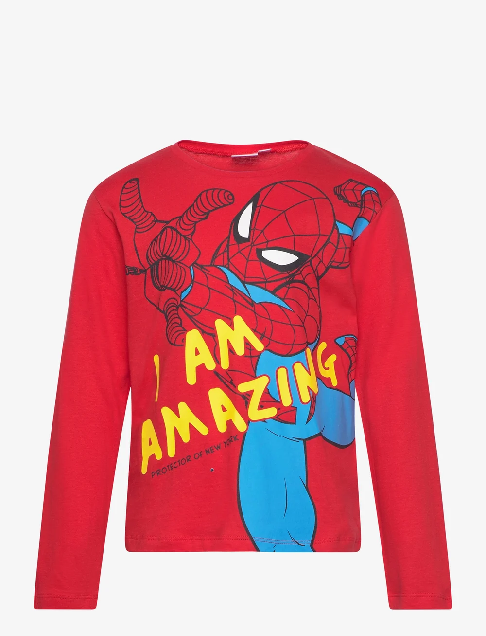 Spiderman long top sleeve mens