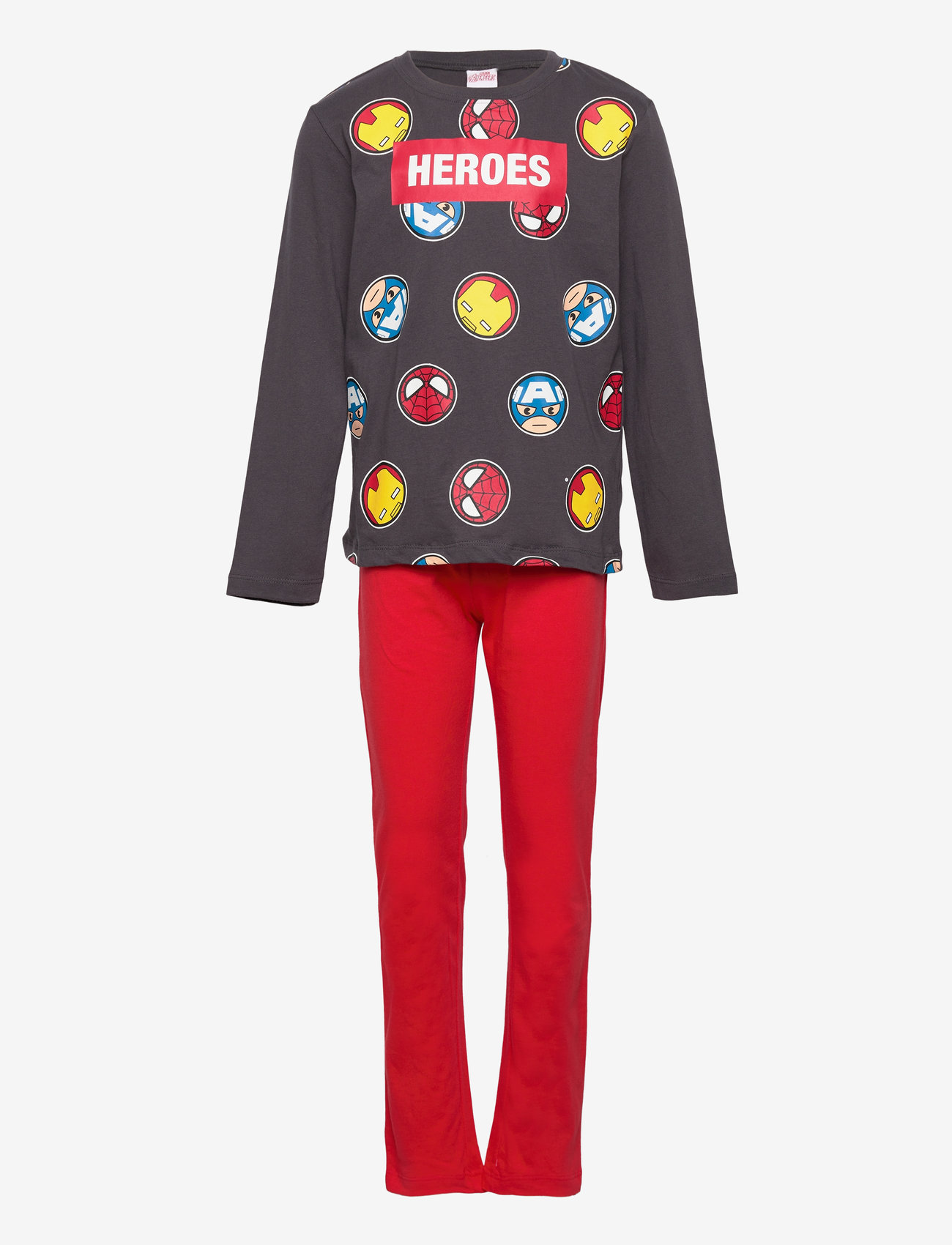 Marvel - LONG PYJAMAS - dark grey - 0
