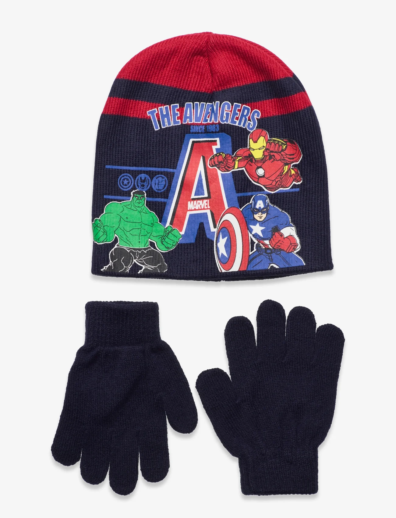 Marvel - SET CAP + GLOOVES - lowest prices - navy - 0