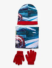 Marvel - SET 3 PCS BONNET+COLLAR+GLOVES - alhaisimmat hinnat - red - 2