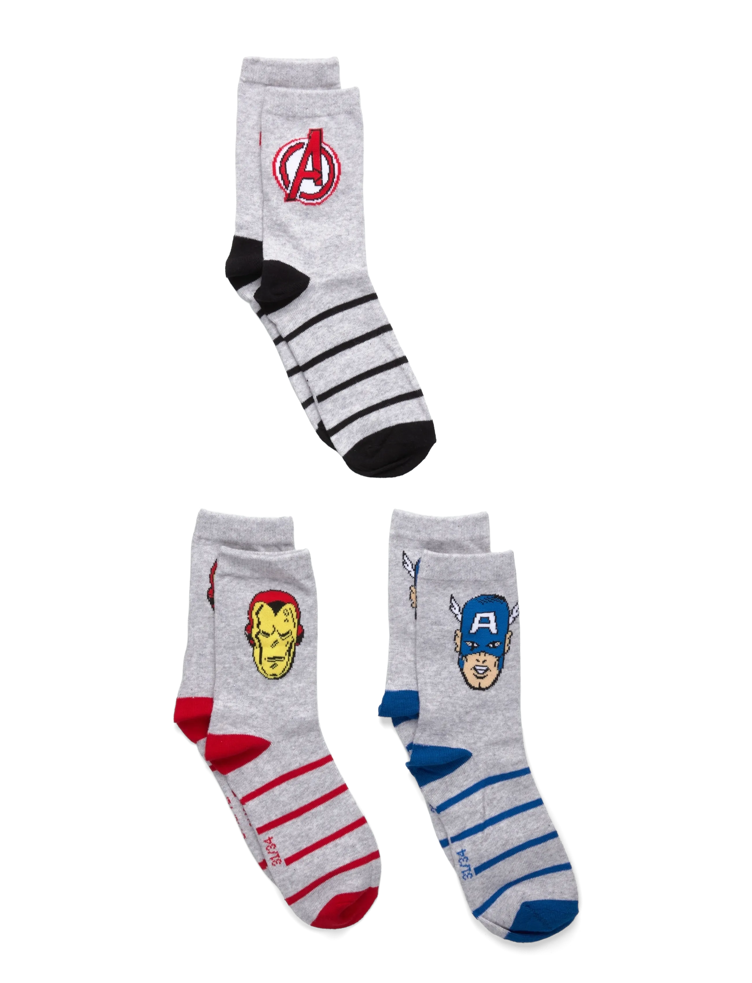 MARVEL Chaussettes Grau - 23/26 - Kinder