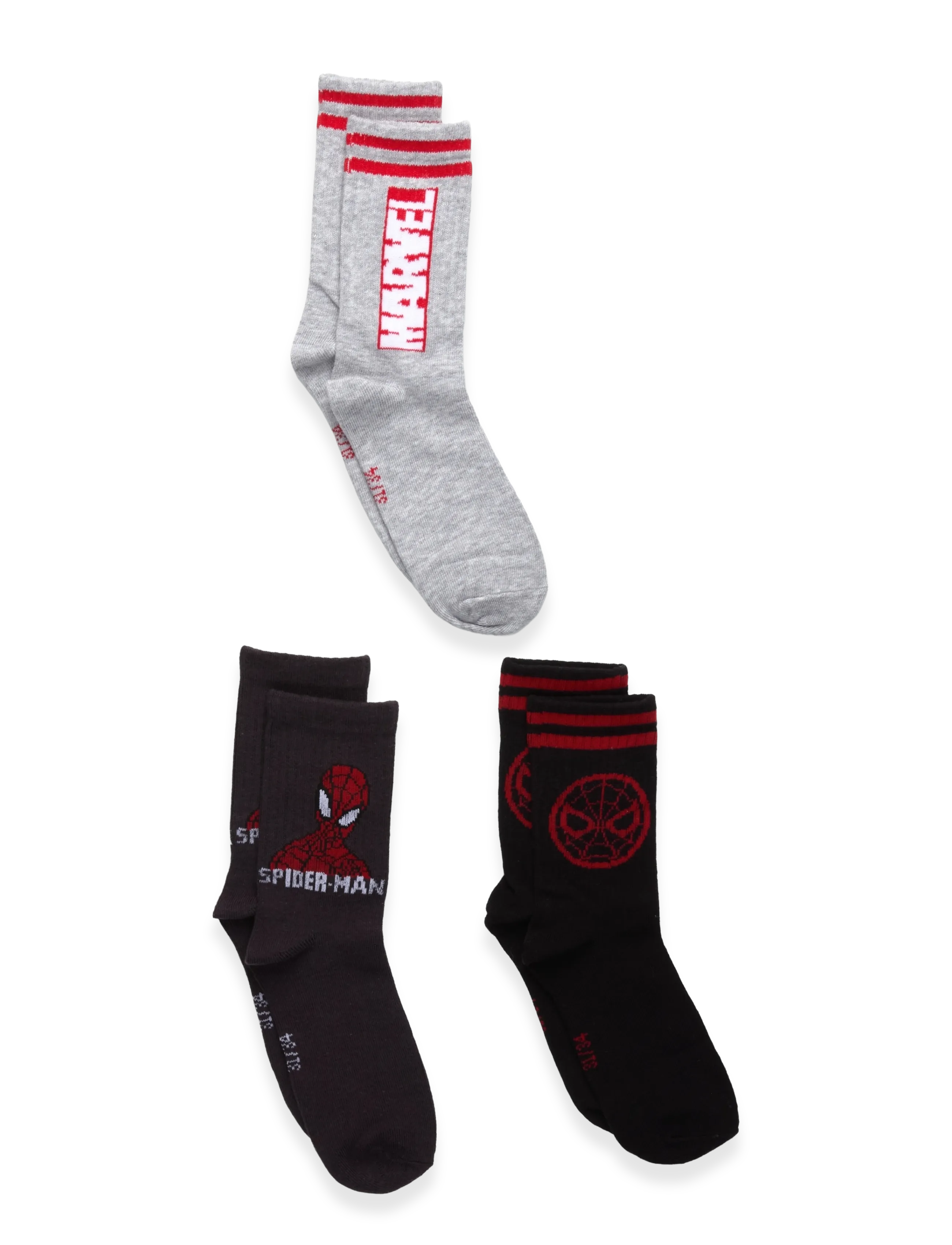 Spider-man SOCKS - 4 for 3 - PACK1 / black
