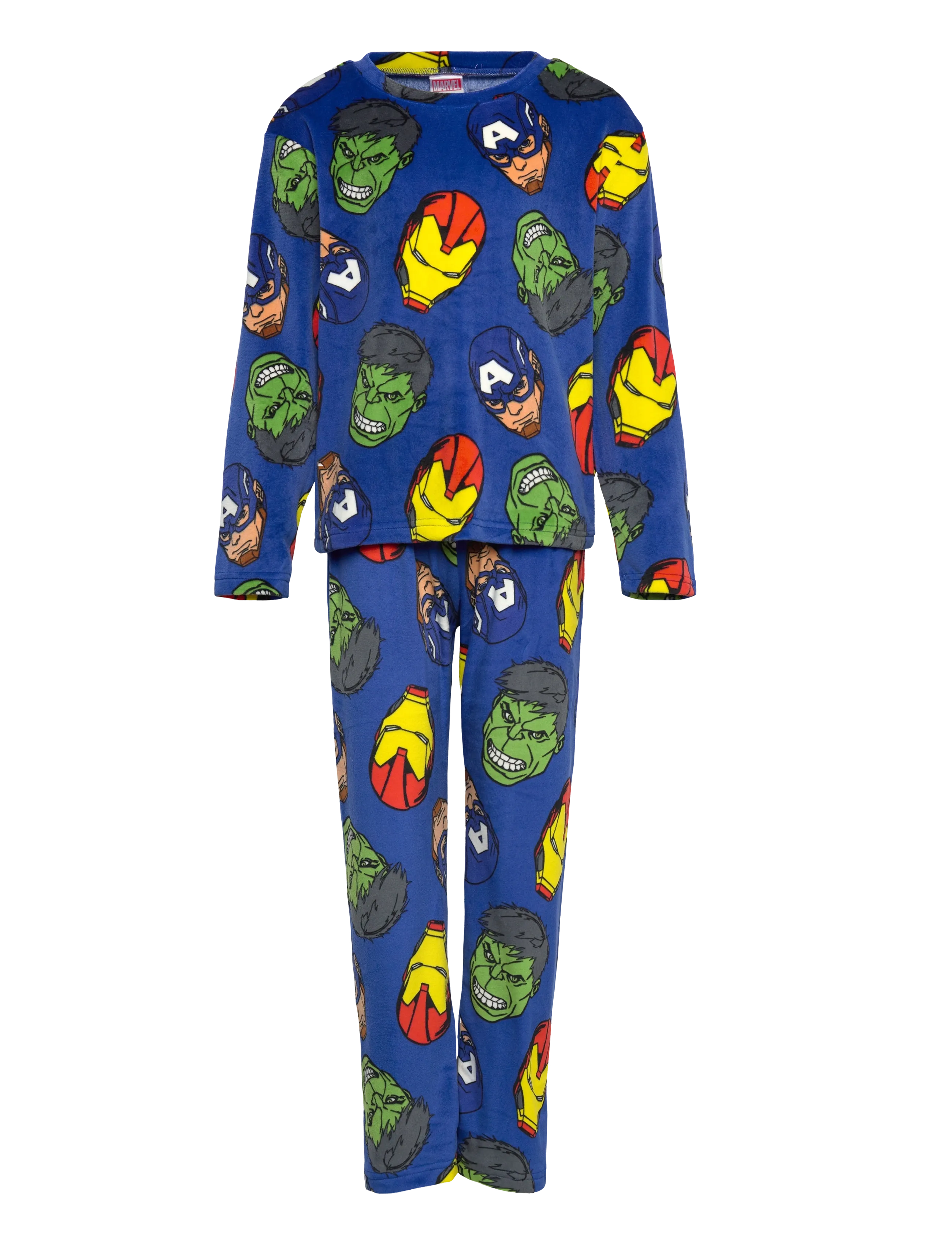 Marvel Pyjama, 128, Blue, Pyjamas > Pyjamas-Sæt, Børn