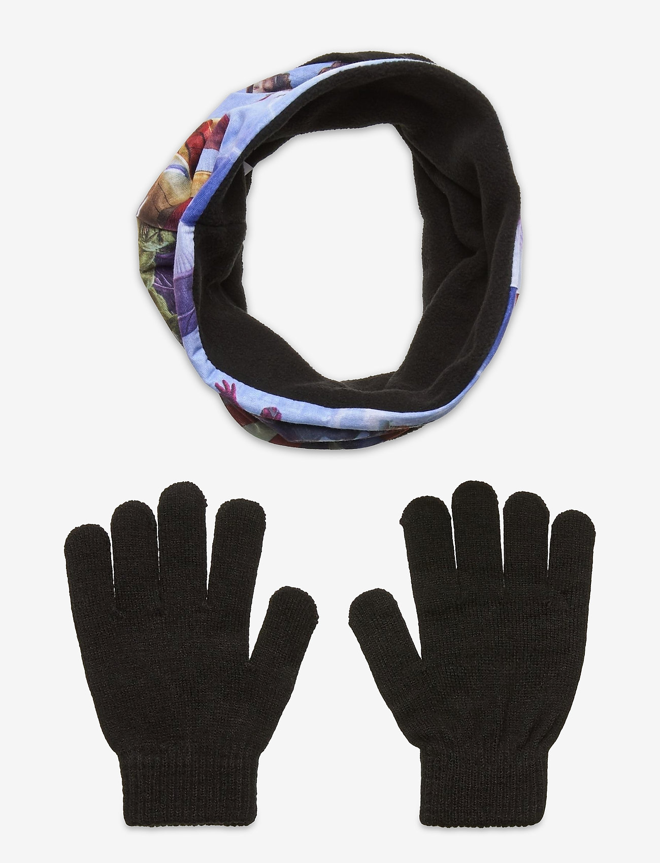 Marvel - SET 2 PCS COLLAR GLOVES - black - 1