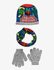 Marvel - SET 3 PCS BONNET+COLLAR+GLOVES - lowest prices - light grey - 1