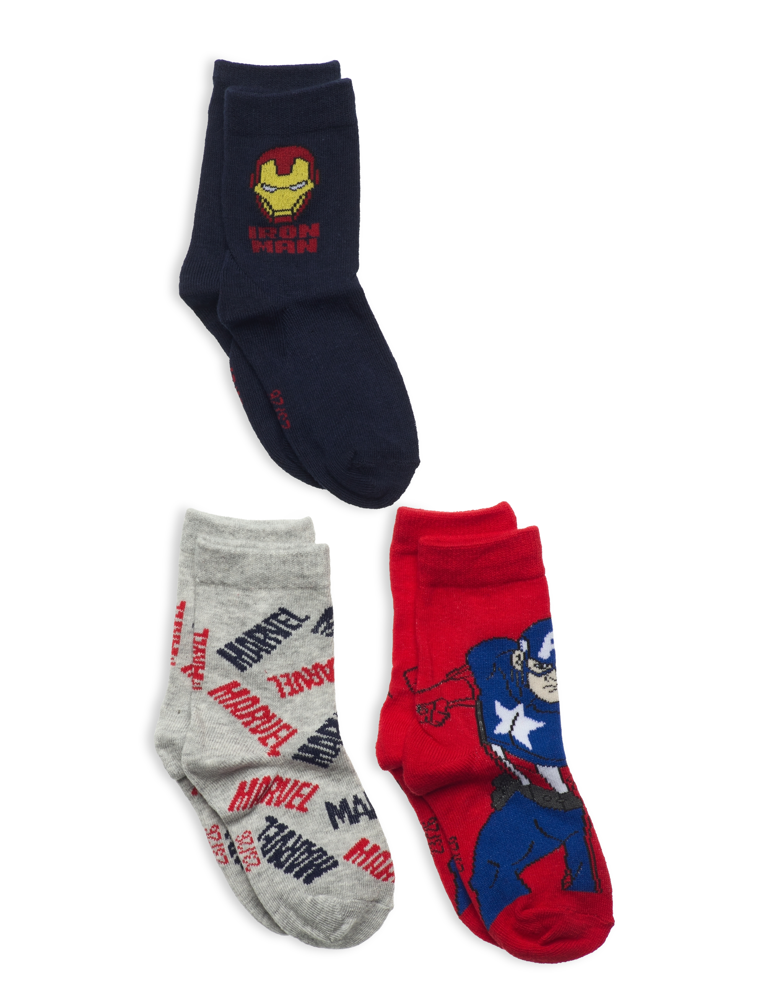 Marvel Socks, 23-26, Multi/patterned, Sokker & Strømpebukser > Sokker, Børn