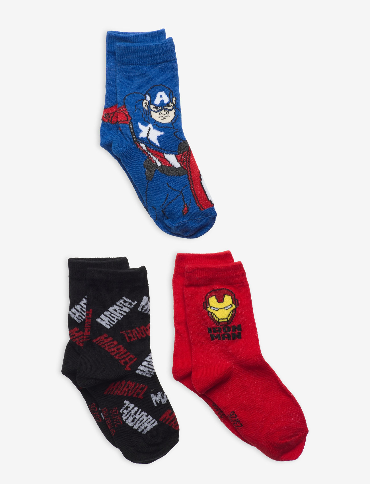 Marvel - SOCKS - efterårstøj - red - 0