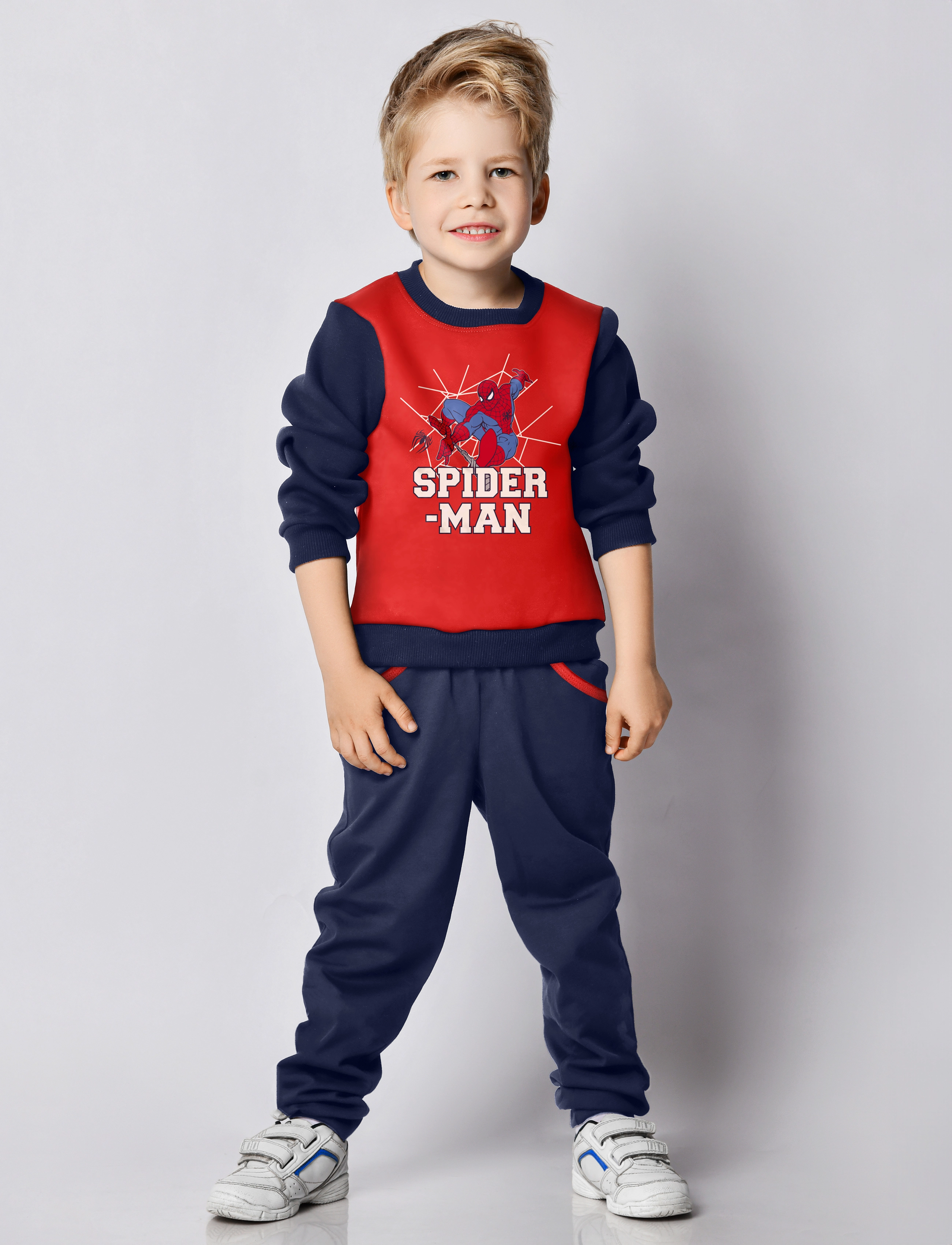 Spider-man Joggings, 128, Navy, Pyjamas > Pyjamas-Sæt, Børn