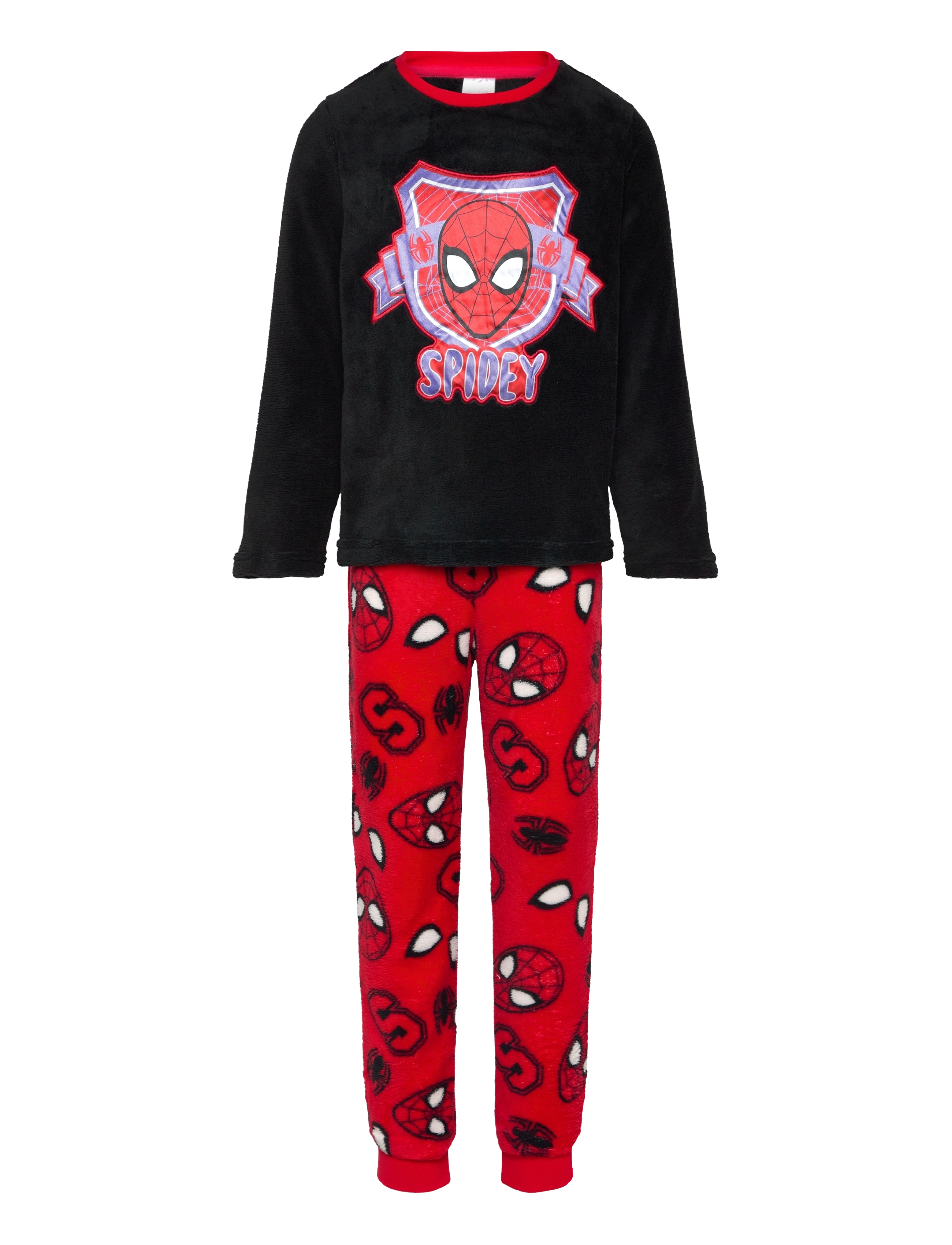 MARVEL Pyjamas + Socken Schwarz - 98 - Kinder