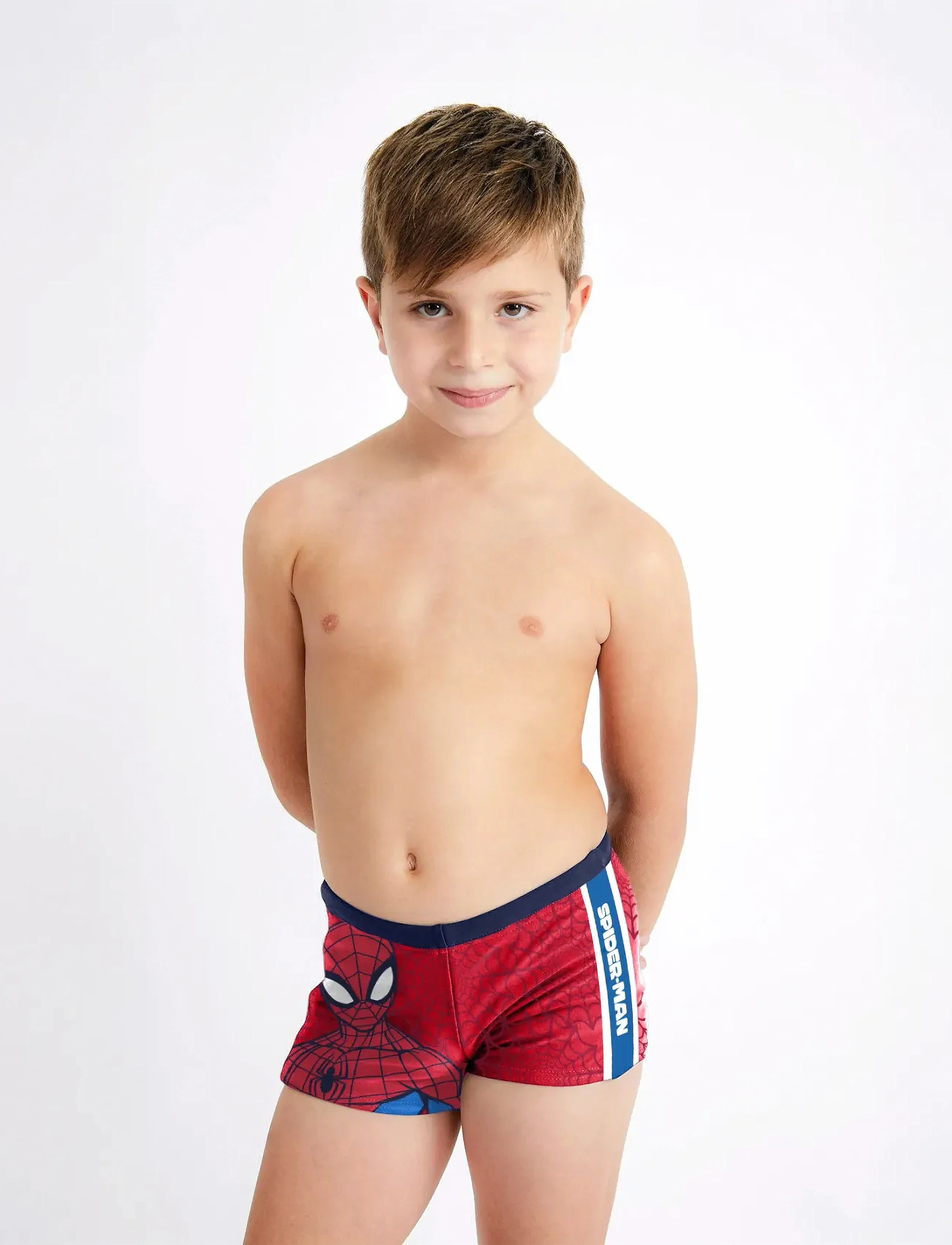 Spider-man Swimsuit, 128, Red, Badetøj > Badeshorts, Børn