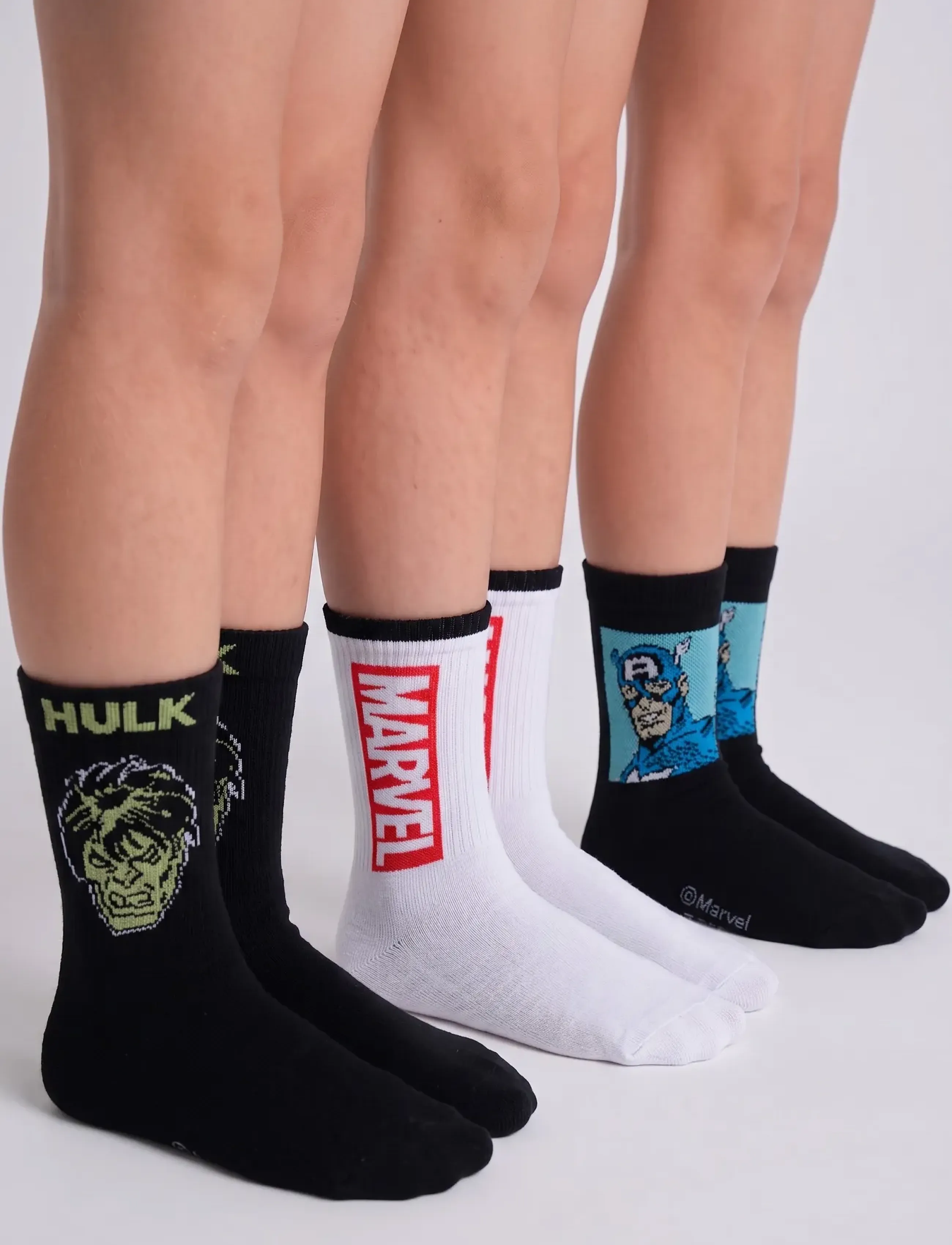 Marvel - SOCKS - autumn clothing - black - 0