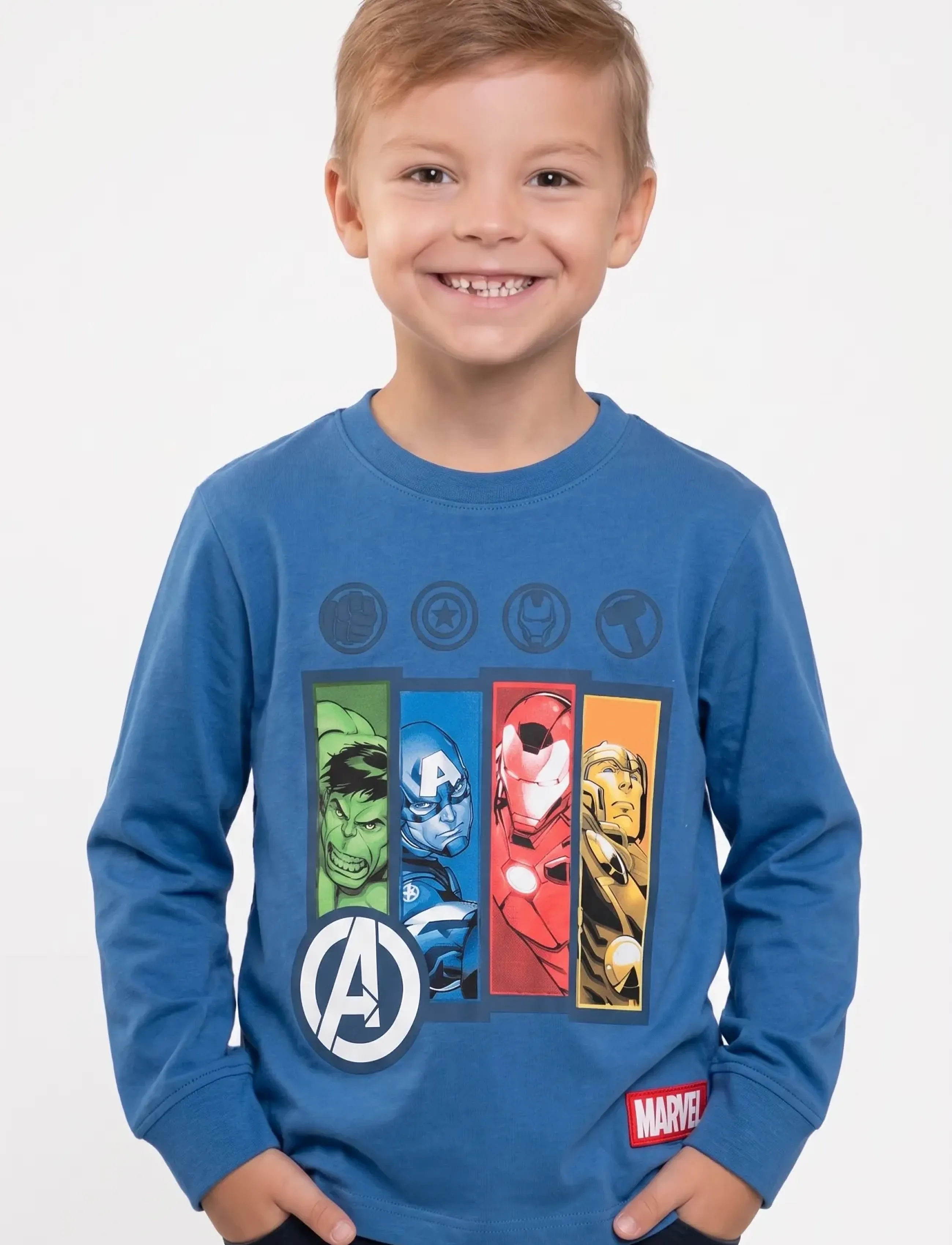 Marvel TSHIRT - Pikkade varrukatega T-särgid - BLUE / blue