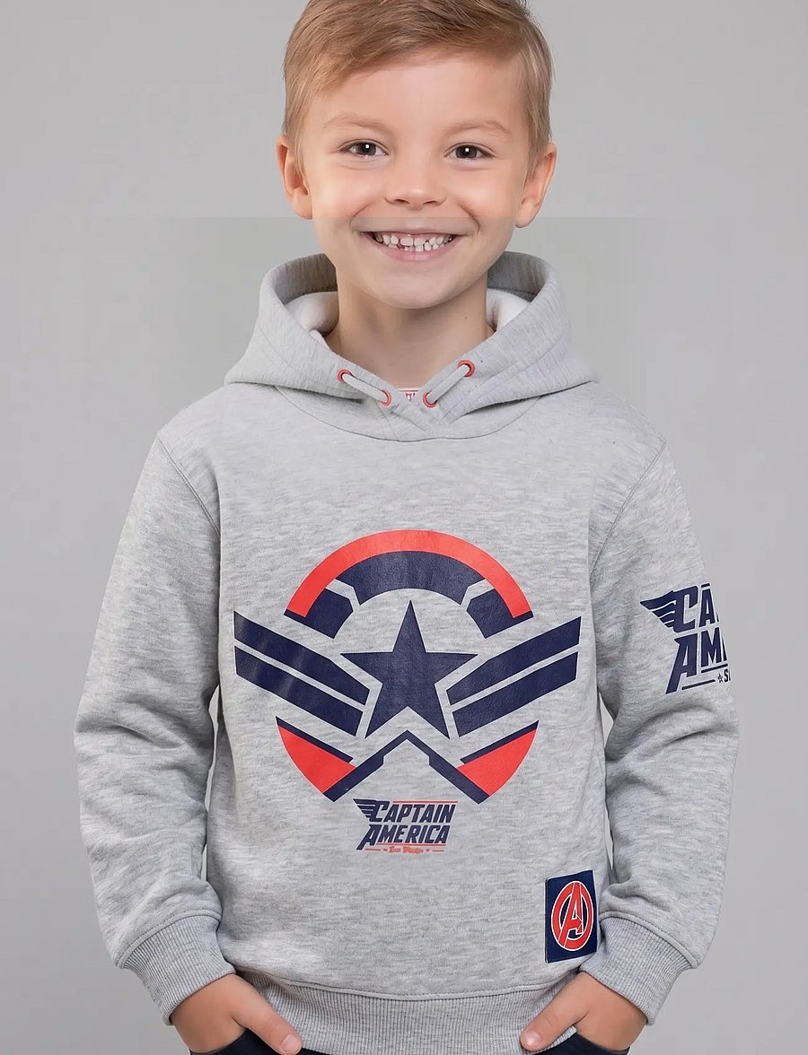 Marvel - SWEATS - kapuutsiga pusad - lgrey - 0
