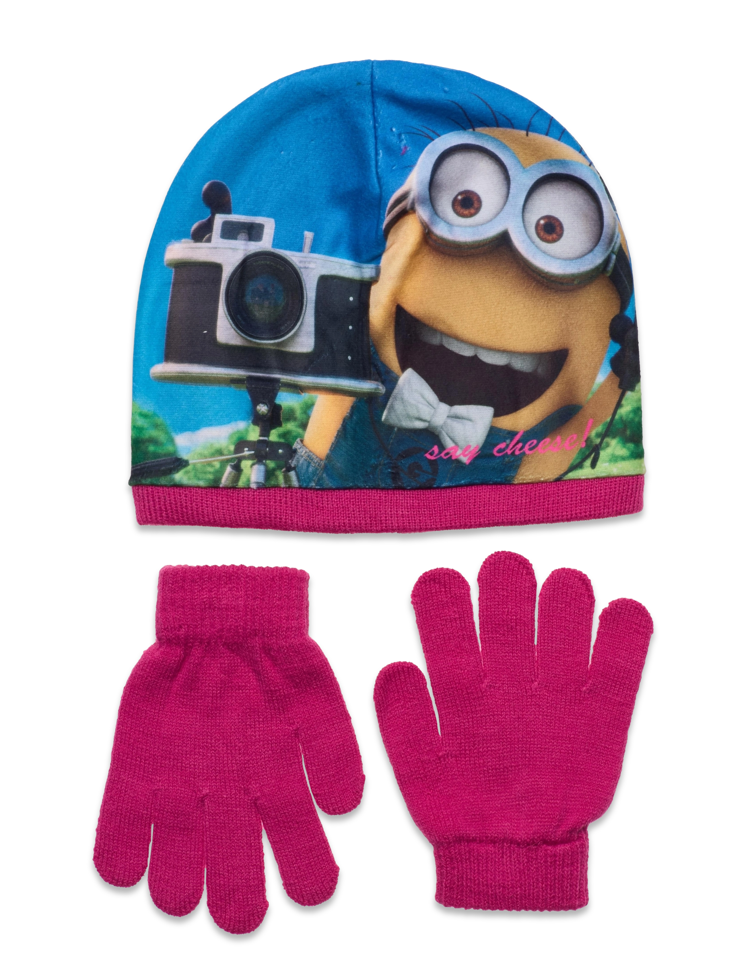 MINIONS Set Basecap + Handschuhe Patterned - 52 - Kinder