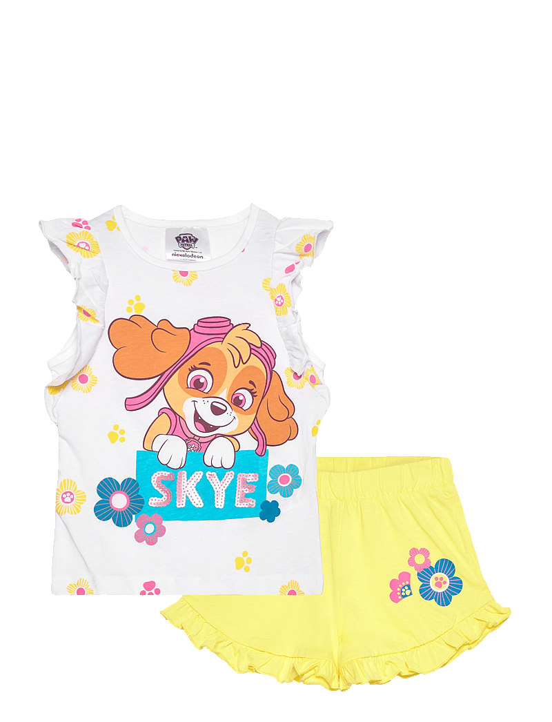 Paw Patrol - T SHIRT + SHORT - sets with short-sleeved t-shirt - white - 0