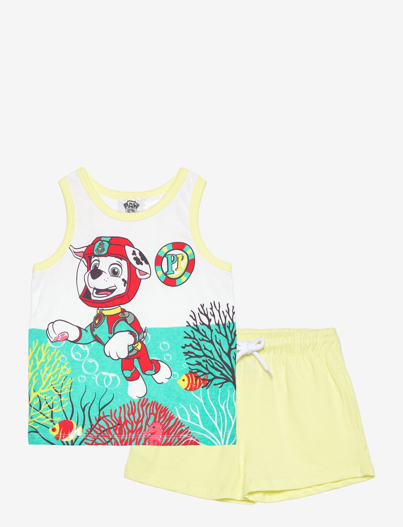 Paw Patrol - T SHIRT + SHORT - sæt med kortærmet t-shirt - green - 0