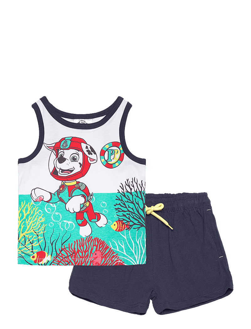 Paw Patrol - T SHIRT + SHORT - sets with short-sleeved t-shirt - navy - 0