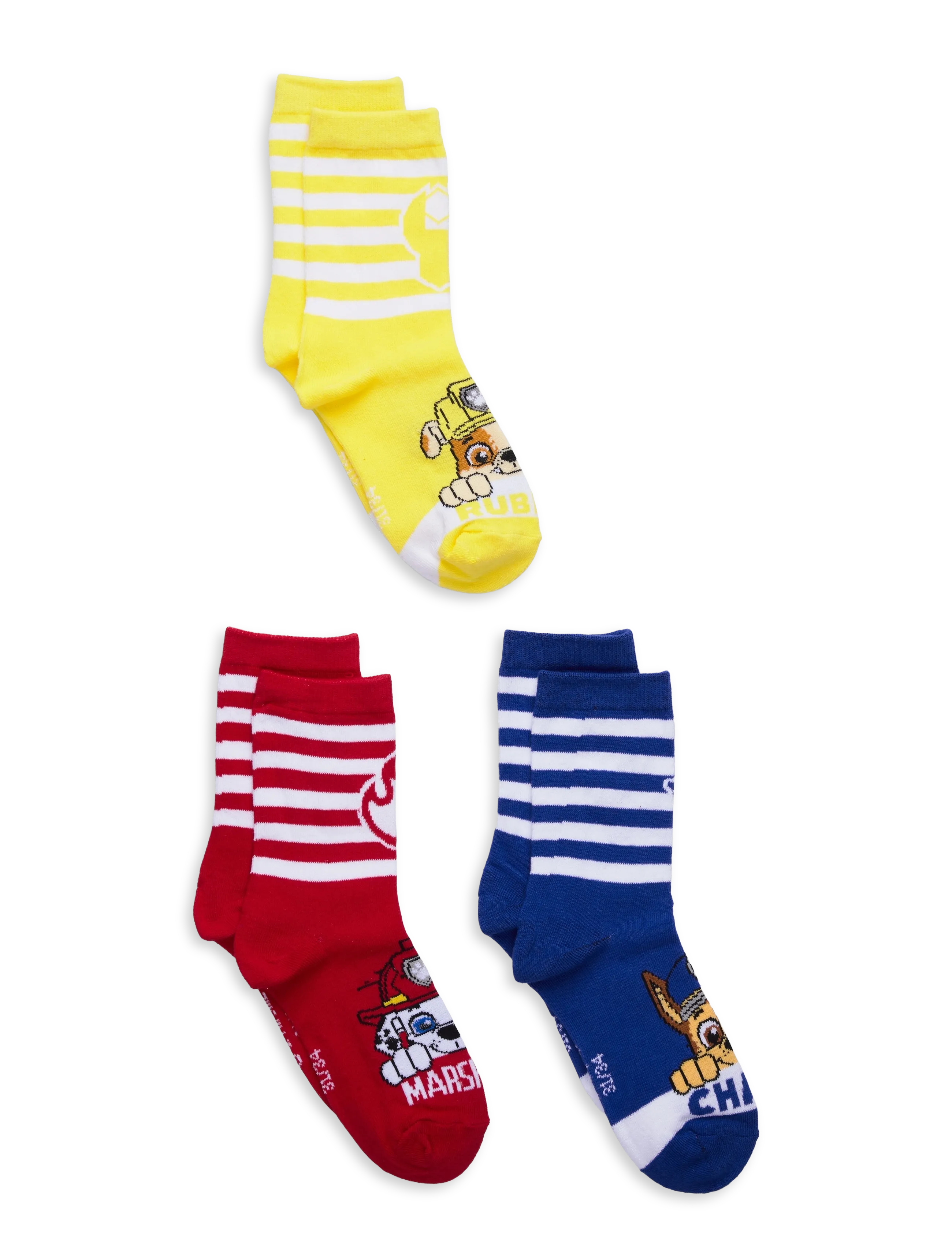 Paw Patrol Socks, Børn, Karakterstrømper, Gul, Str: 31/34