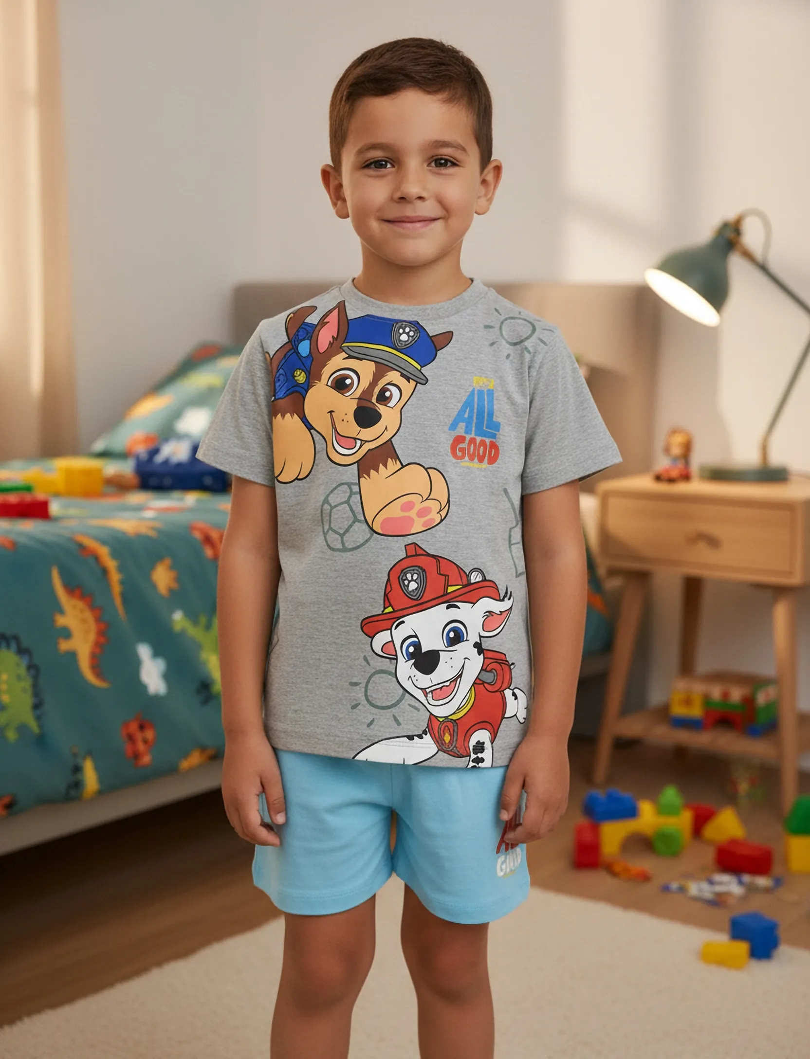 Paw Patrol Pyjama, 98, Grey, Pyjamas > Pyjamas-Sæt, Børn
