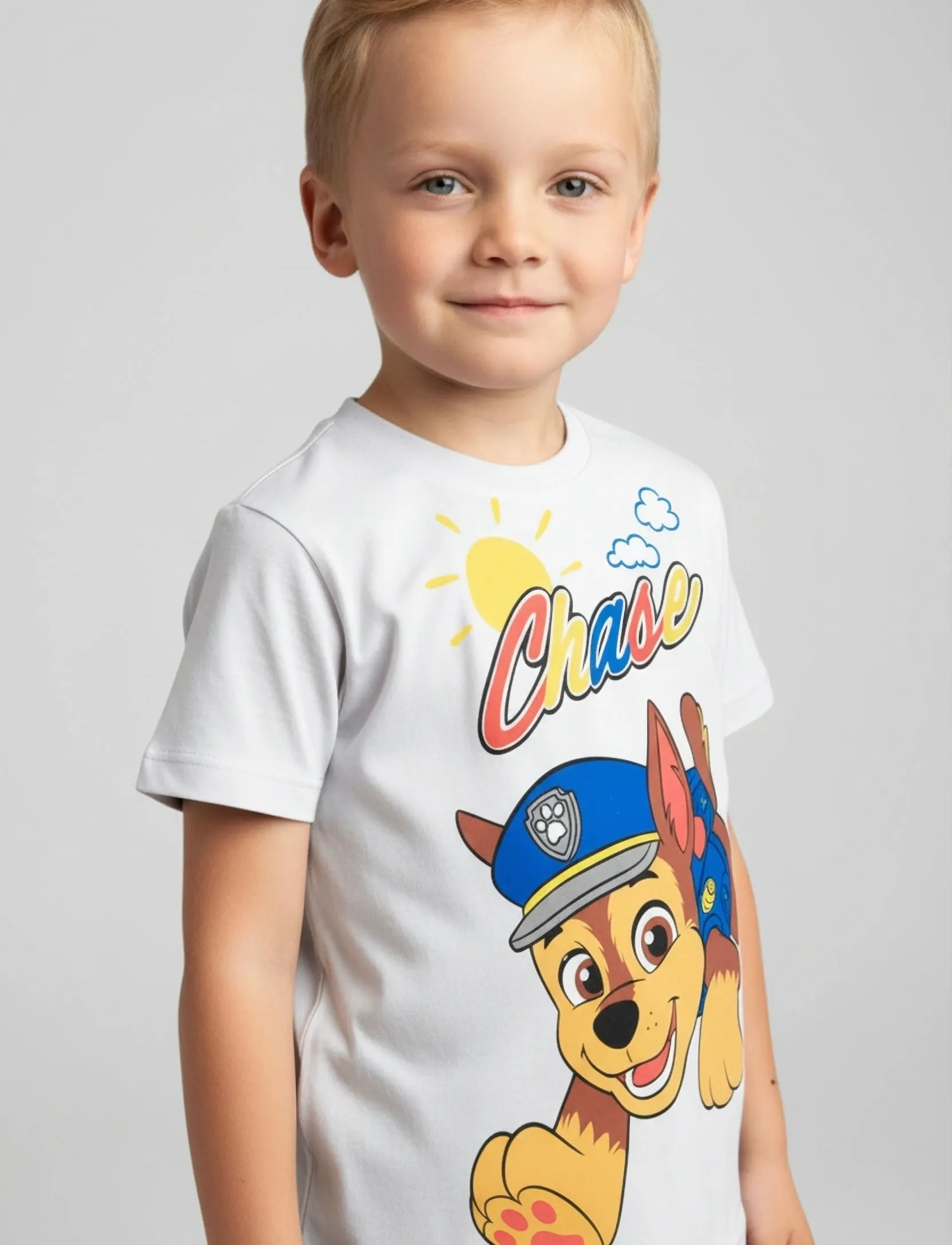 Paw Patrol Tshirt, 116, T-shirts, Weiß - Short-sleeved, Kinder